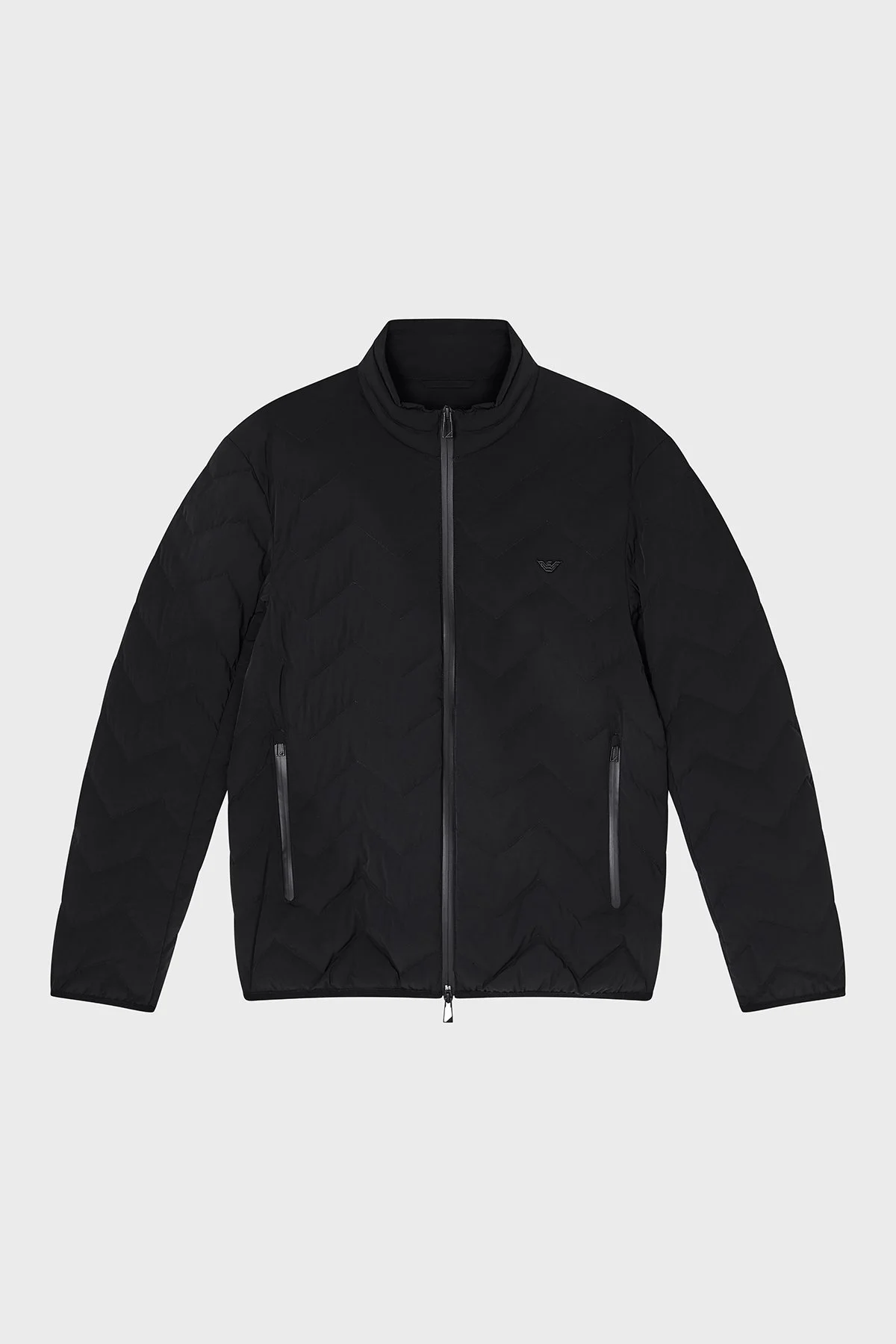 Emporio Armani Kapitoneli Su İtici Dik Yaka Erkek Mont EM004947 AF18499 UC001 Siyah - 6