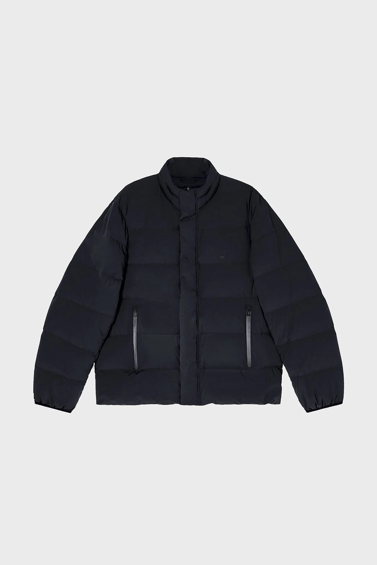 Emporio Armani Kapitoneli Su İtici Dik Yaka Şişme Erkek Mont EM004948 AF18499 UB118 Lacivert - 4
