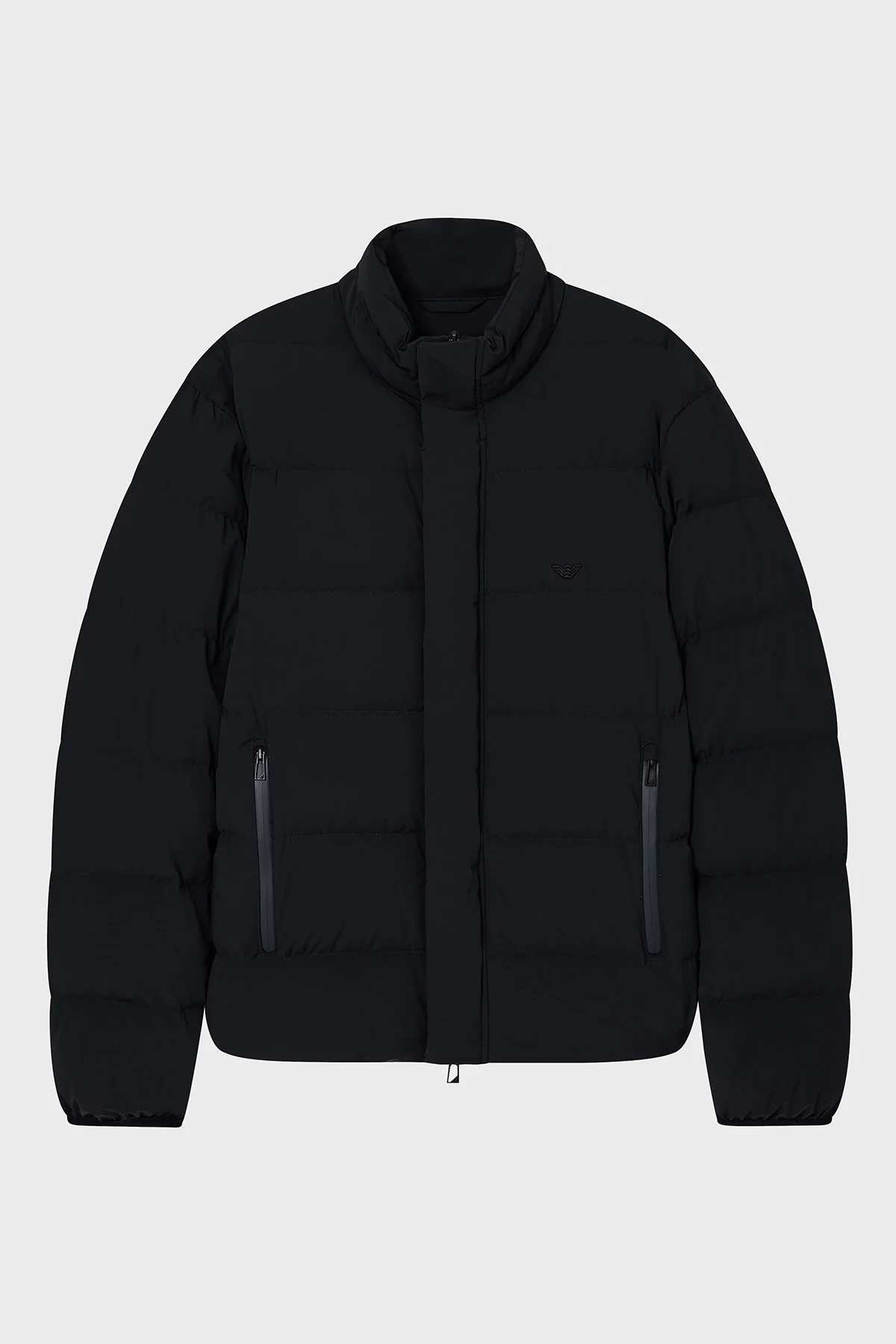 Emporio Armani Kapitoneli Su İtici Dik Yaka Şişme Erkek Mont EM004948 AF18499 UC001 Siyah - 5