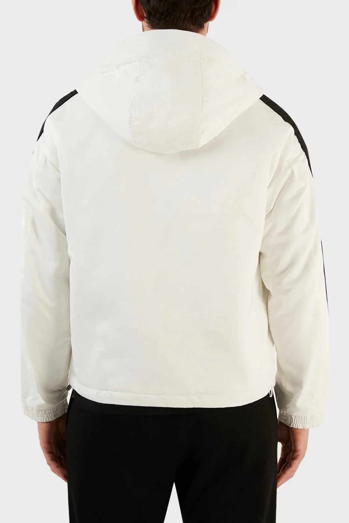 Emporio Armani Kapüşonlu Fermuarlı Cepli Regular Fit Erkek Mont 3R1BD1 1NRYZ 0101 BEYAZ - 6