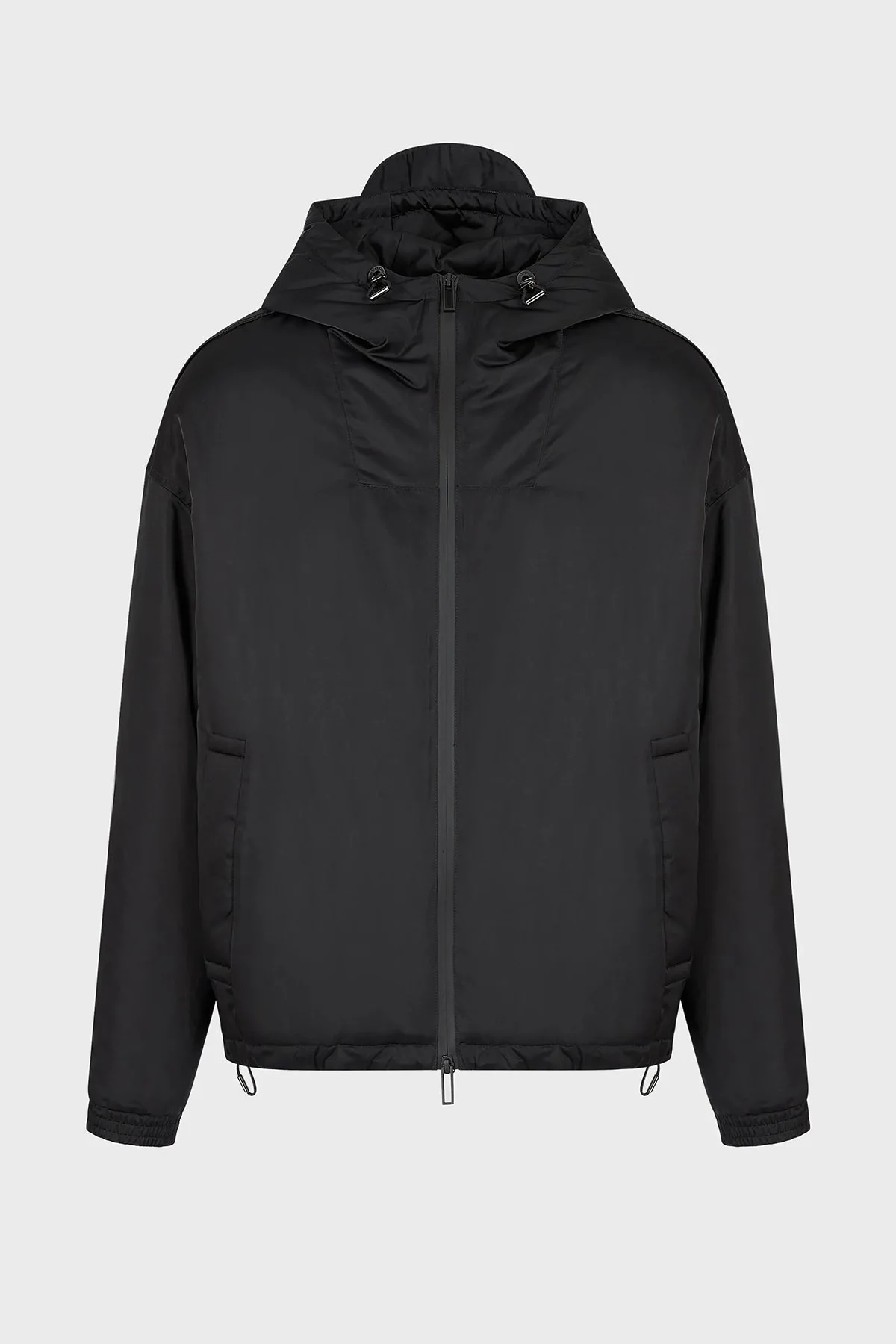 Emporio Armani Kapüşonlu Fermuarlı Cepli Regular Fit Erkek Mont 3R1BD1 1NRYZ 0999 SİYAH - 5