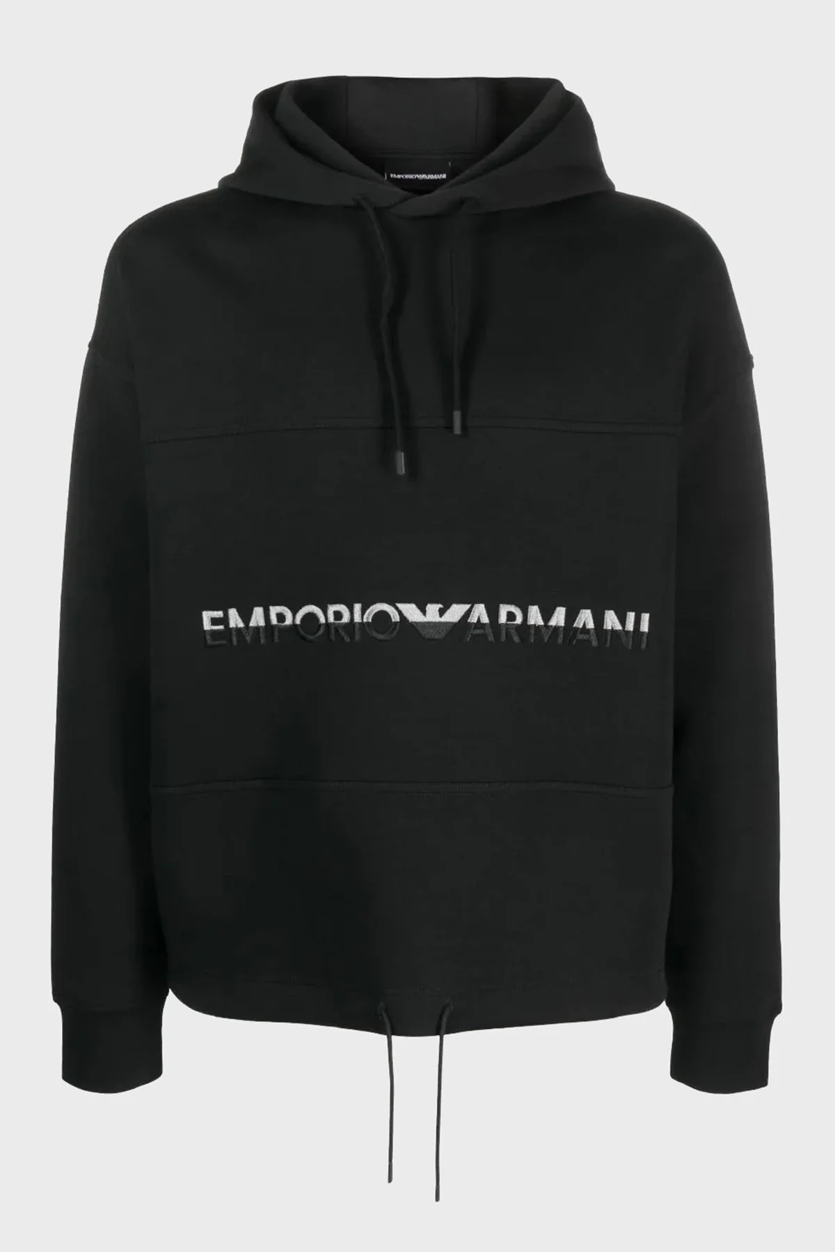 Emporio Armani Kapüşonlu Pamuklu Regular Fit Erkek Sweat 6R1MCM 1JHSZ 0999 SİYAH - 5