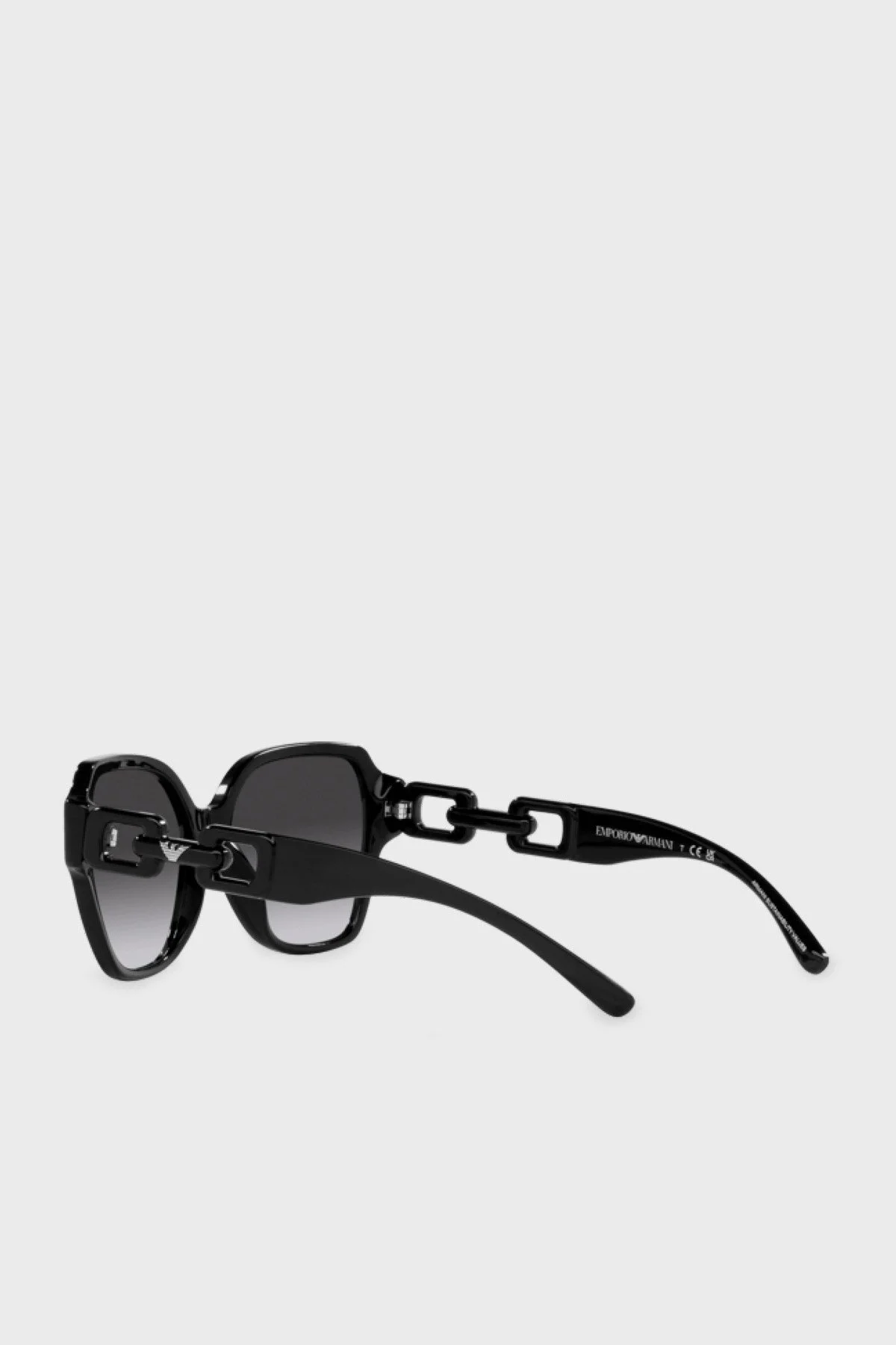 Emporio Armani Kare Güneş Bayan Gözlük 0EA4202 50178G 54 Parlak Siyah-Degrade Gri - 3