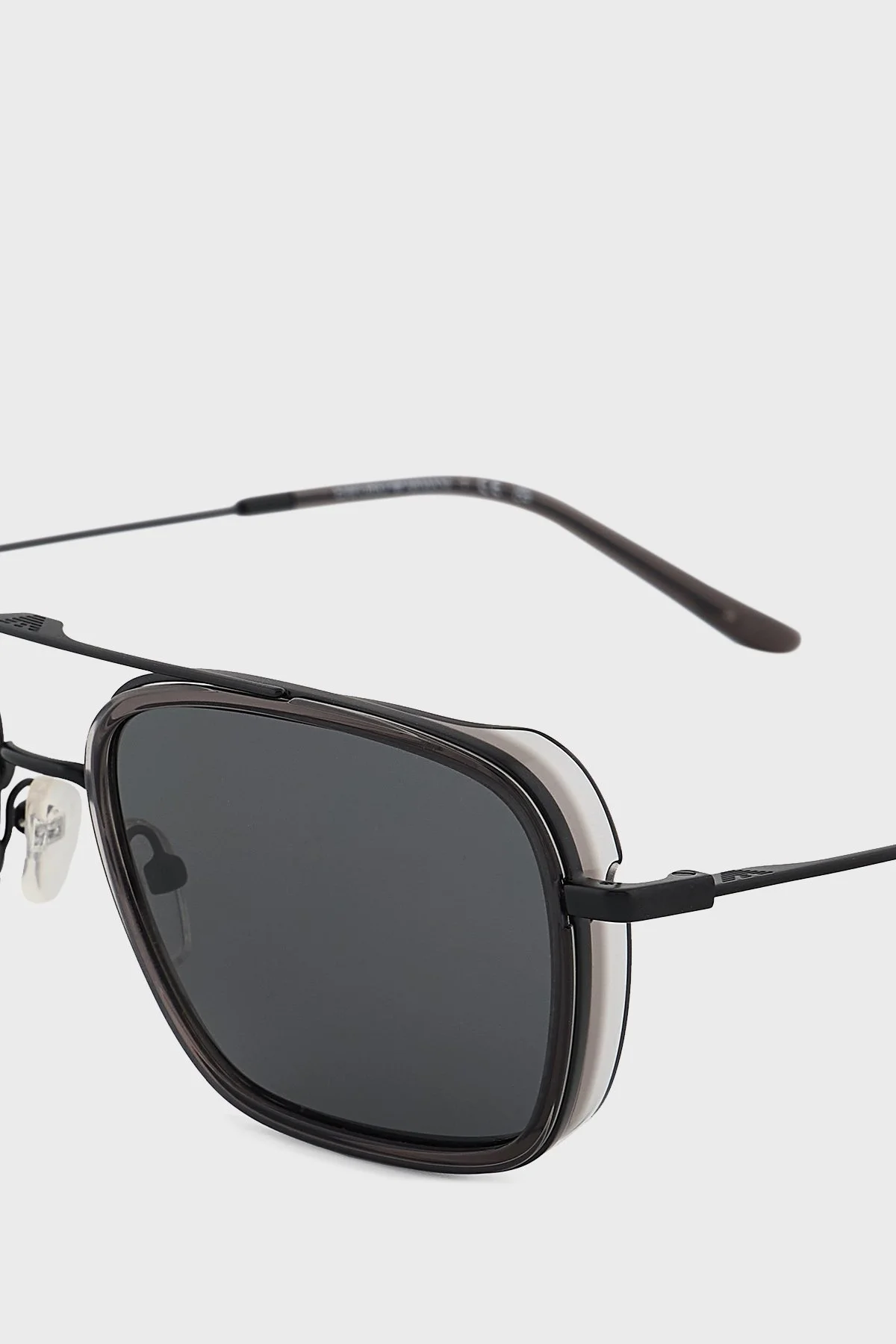 Emporio Armani Kare Güneş Erkek Gözlük 0EA2162 300187 54 Mat Siyah-Duman - 4