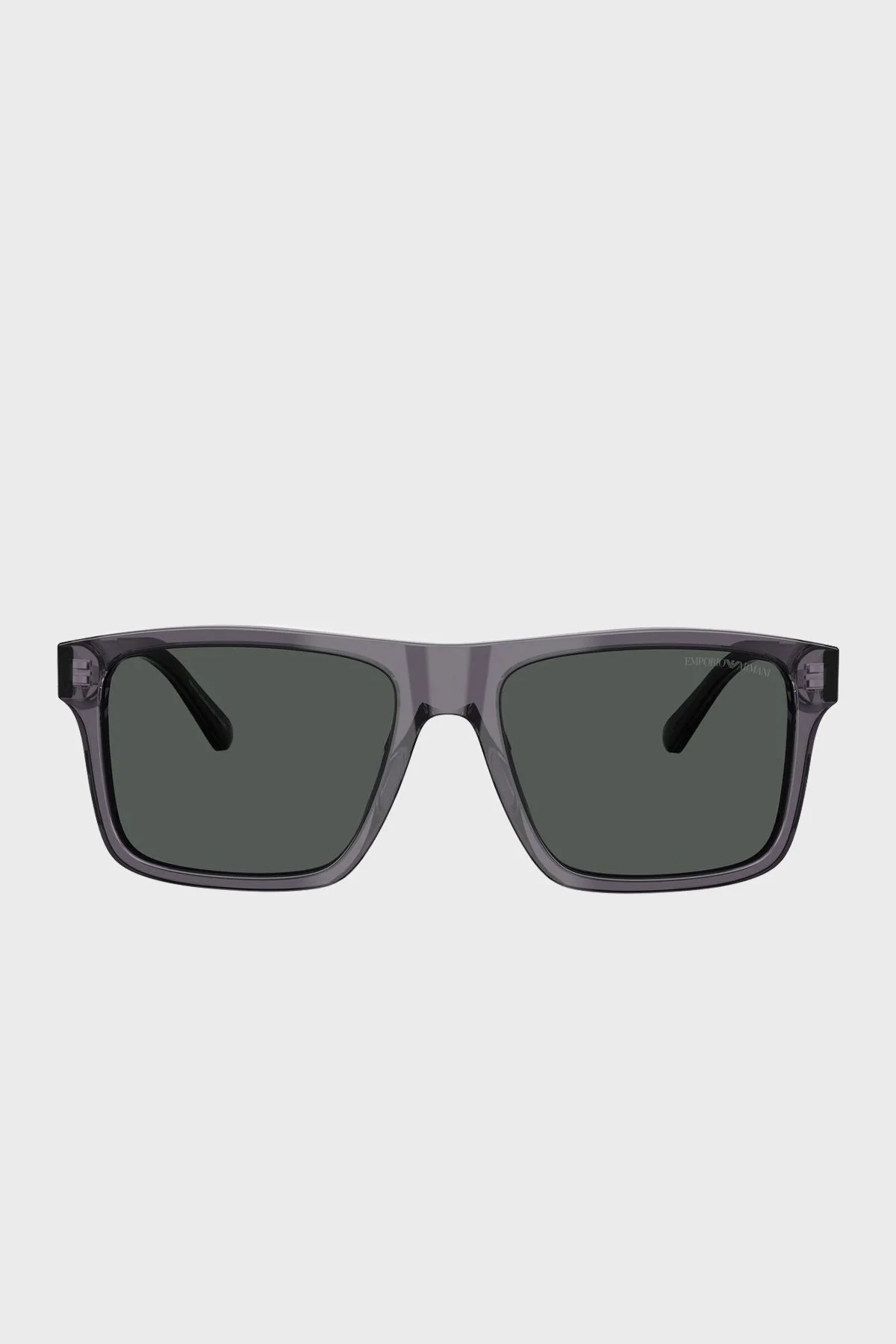 Emporio Armani Kare Güneş Erkek Gözlük 0EA4232 610687 57 Şeffaf Koyu Gri-Duman - 1