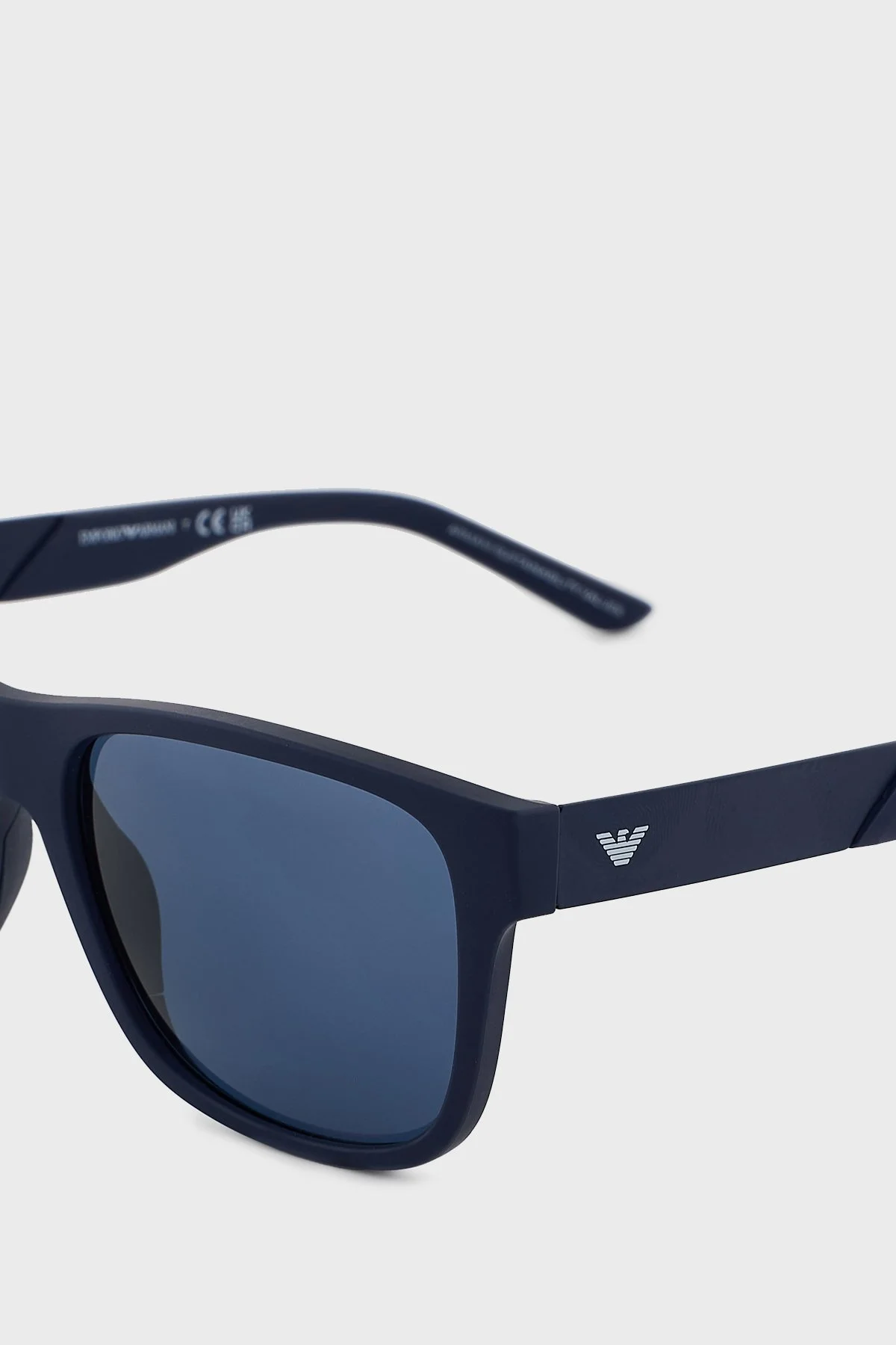 Emporio Armani Kare Güneş Erkek Gözlük 0EA4243 624480 56 Mat Mavi-Koyu Mavi - 10