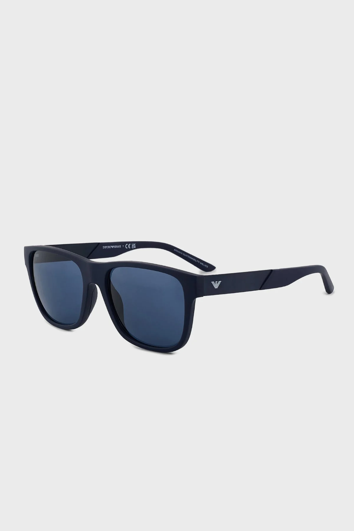 Emporio Armani Kare Güneş Erkek Gözlük 0EA4243 624480 56 Mat Mavi-Koyu Mavi - 1