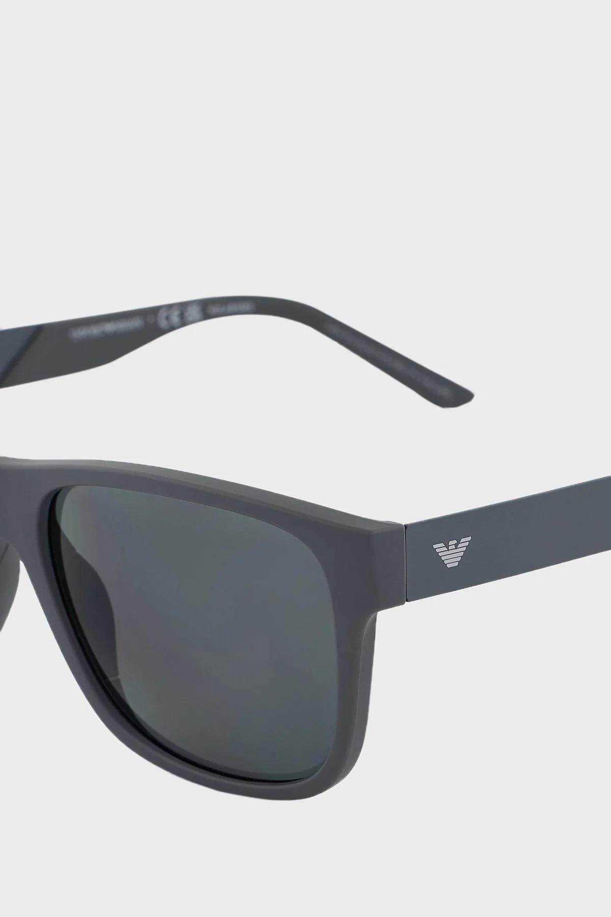 Emporio Armani Kare Güneş Erkek Gözlük 0EA4243 62451 56 Mat Gri-Gri Polarize - 4