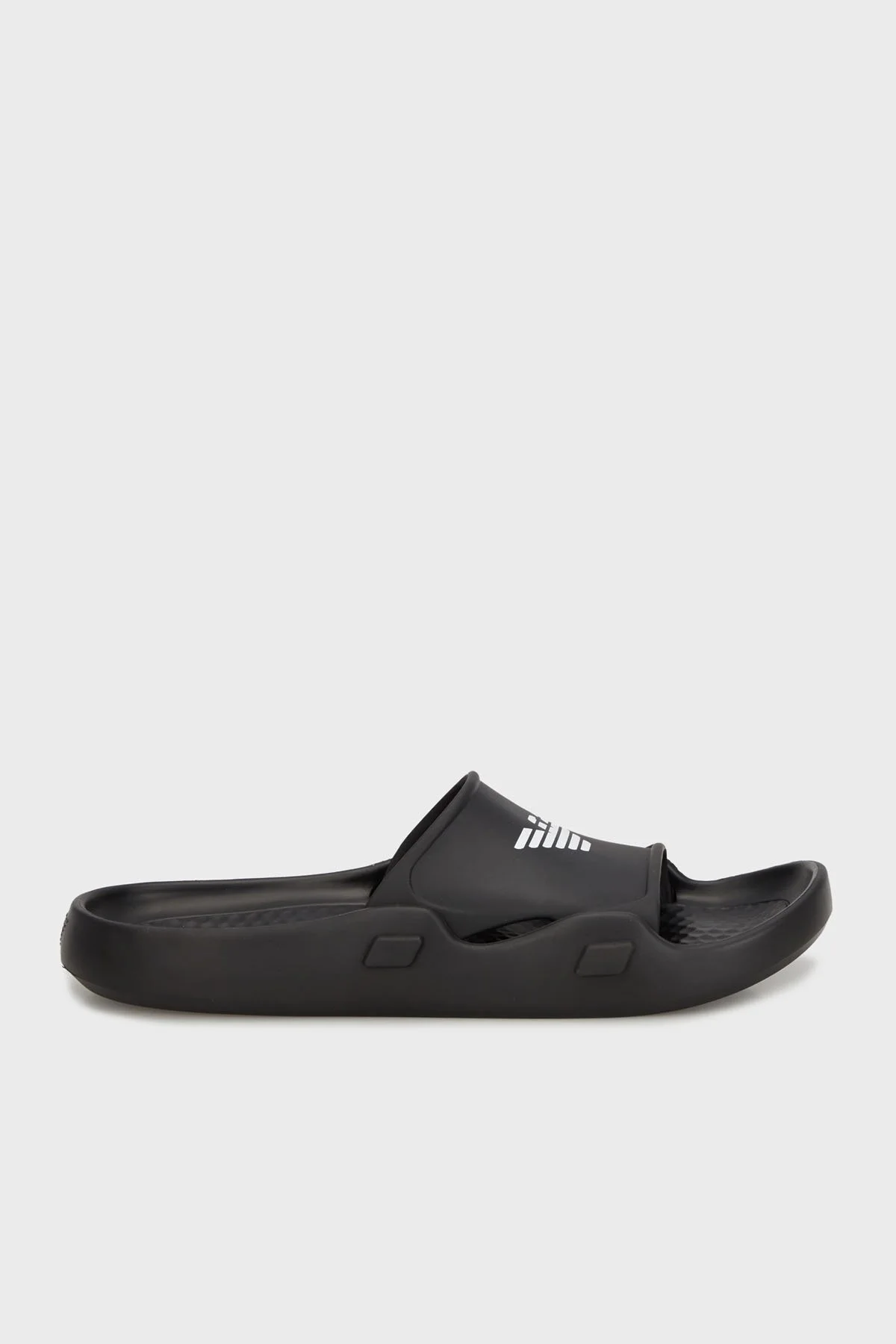 Emporio Armani Kartal Logolu Unisex Terlik XVPS15 XD444 N349 SİYAH-BEYAZ - 6