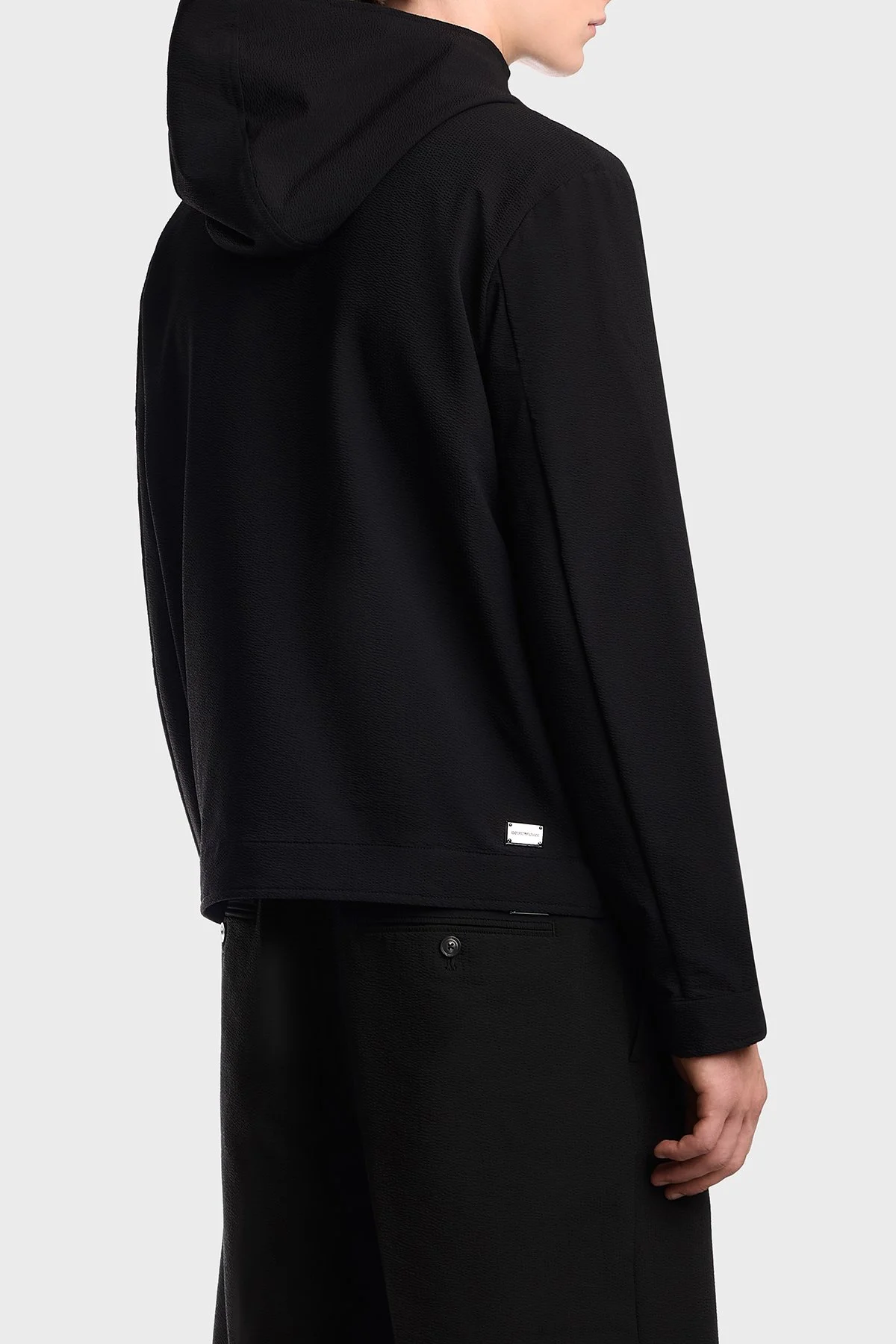 Emporio Armani Kaz Tüyü Dolgulu Kapüşonlu Erkek Ceket EM006752 AF28011 UC001 Siyah - 3