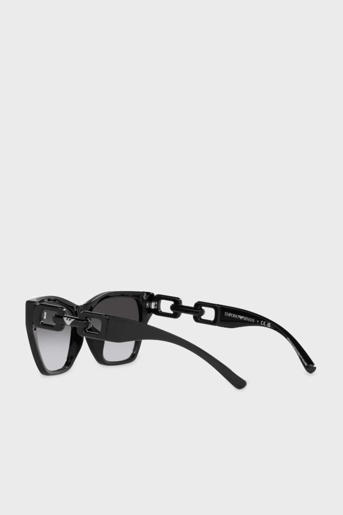 Emporio Armani Kedi Güneş Bayan Gözlük 0EA4203U 50178G 55 Parlak Siyah-Duman Gri - 3