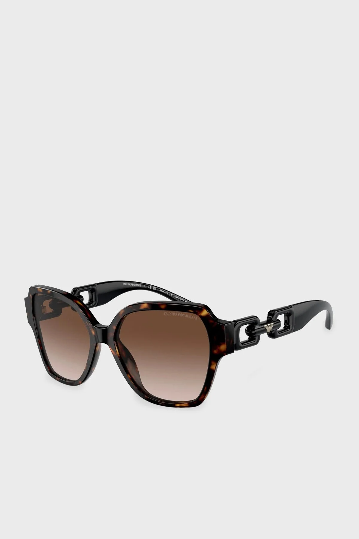 Emporio Armani Kedi Güneş Kadın Gözlük 0EA4203U 502613 55 Havana Kahve - 1