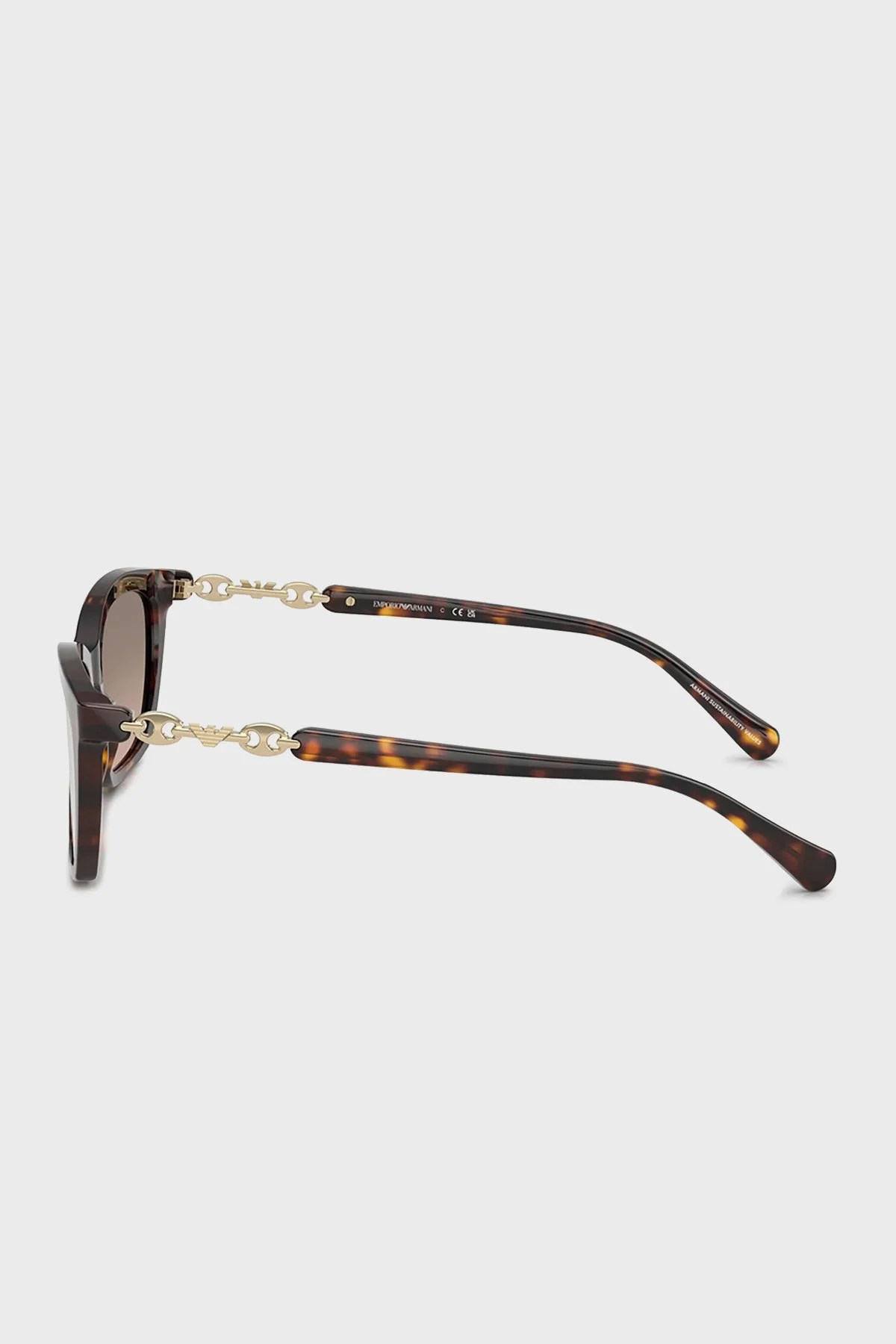 Emporio Armani Kedi Güneş Kadın Gözlük 0EA4238 50266I 54 Parlak Havana-Gradyan Kahve - 3