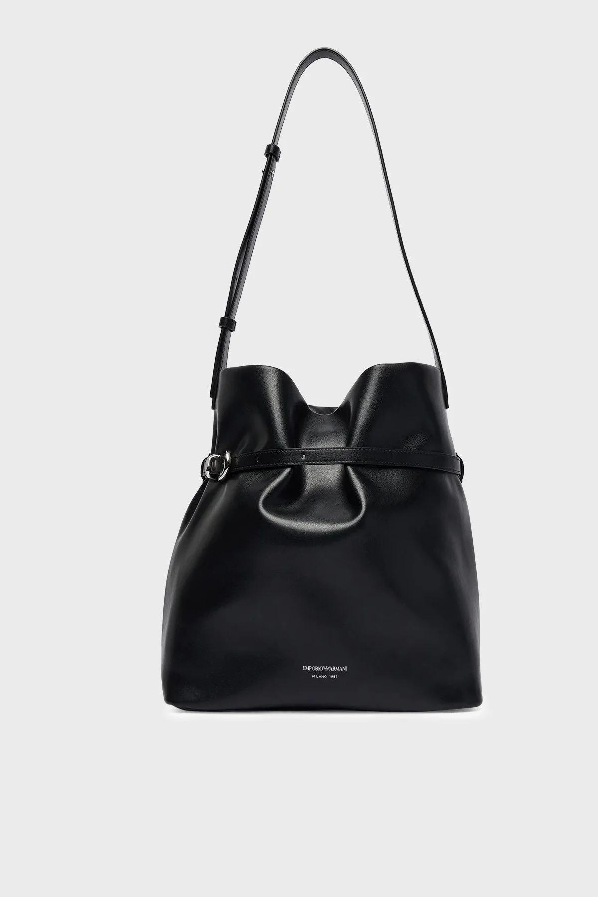 Emporio Armani Kemer Detaylı Ayarlanabilir Askılı Kadın Çanta EW004751 AF13383 UC001 SİYAH - 1