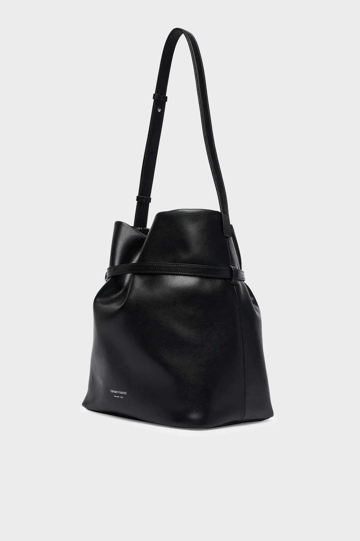 Emporio Armani Kemer Detaylı Ayarlanabilir Askılı Kadın Çanta EW004751 AF13383 UC001 SİYAH - 4