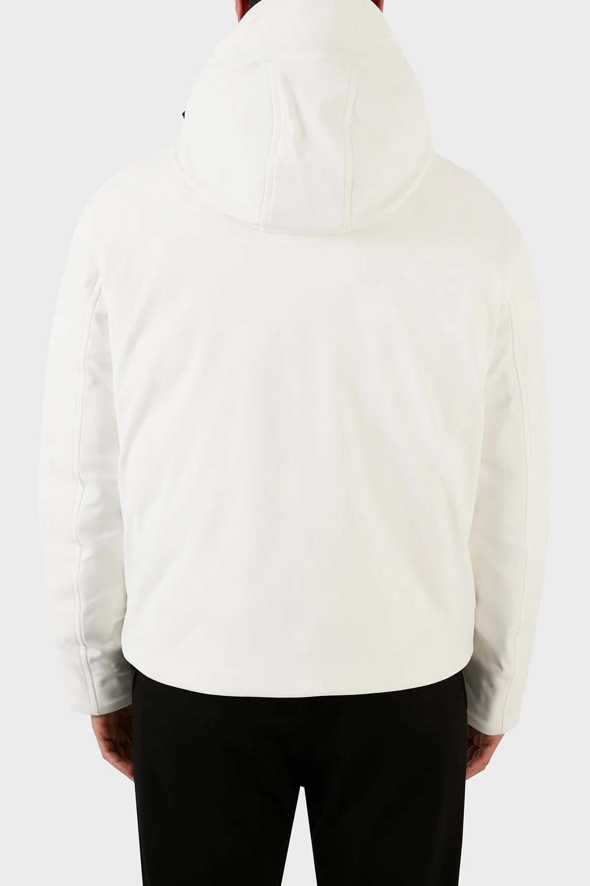 Emporio Armani Konforlu Esnek Kuş Tüyü Dolgulu Şişme Erkek Mont 6L1BR6 1NNHZ 0101 BEYAZ - 6
