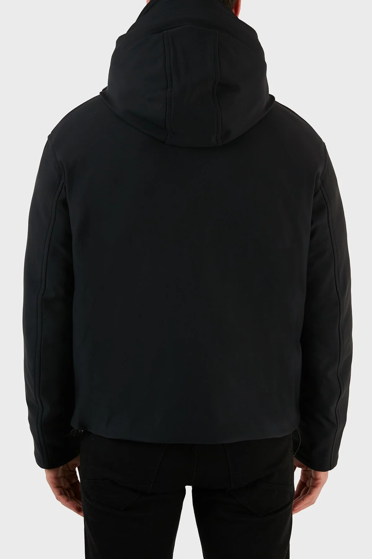 Emporio Armani Konforlu Esnek Kuş Tüyü Dolgulu Şişme Erkek Mont 6L1BR6 1NNHZ 0999 SİYAH - 7