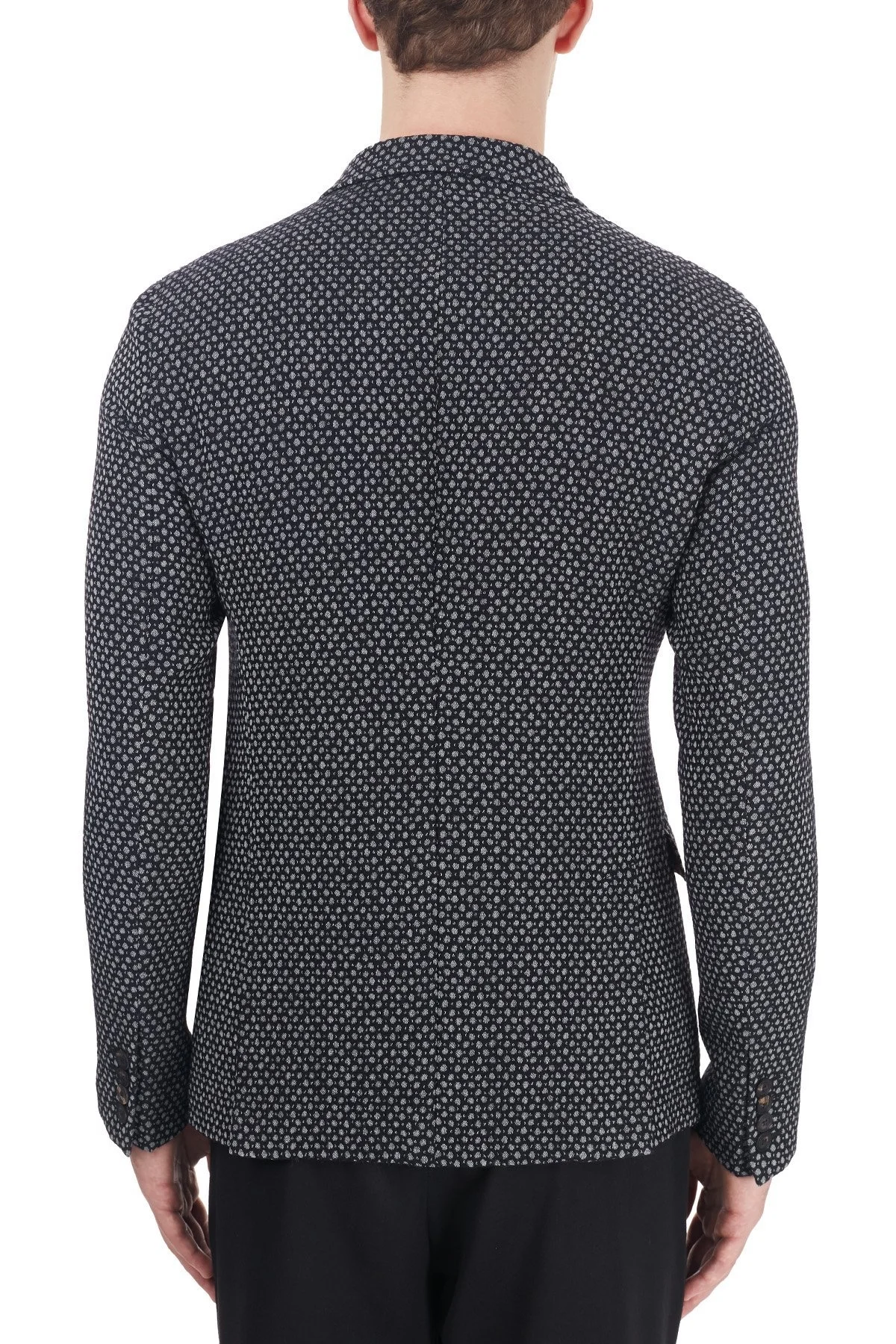 Emporio Armani Kruvaze Yaka Çift Düğmeli Erkek Ceket 91G94S 91S48 921 LACİVERT - 9