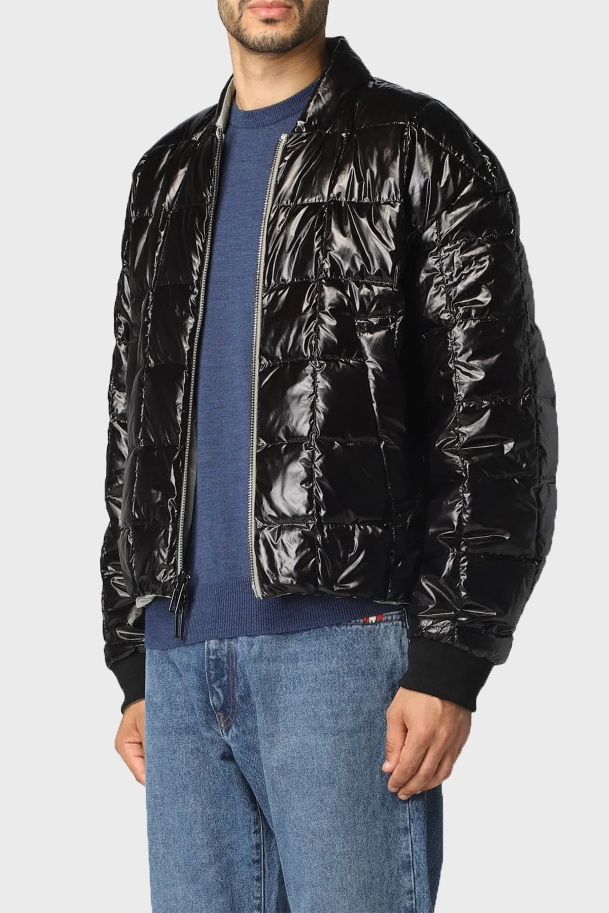 Emporio Armani Çift Taraflı Kuş Tüyü Dolgulu Regular Fit Şişme Erkek Mont 6R1B84 1NHMZ 06D9 MİNT - 2