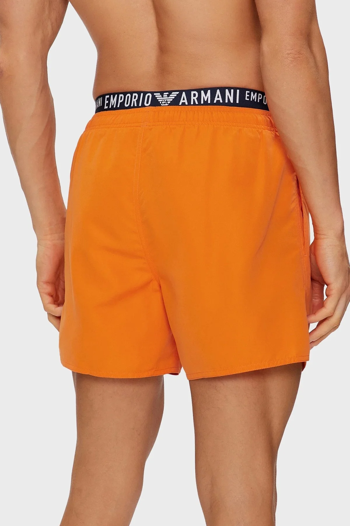 Emporio Armani Logo Bantlı Cepli Erkek Mayo Short 211740 4R432 00262 TURUNCU - 2