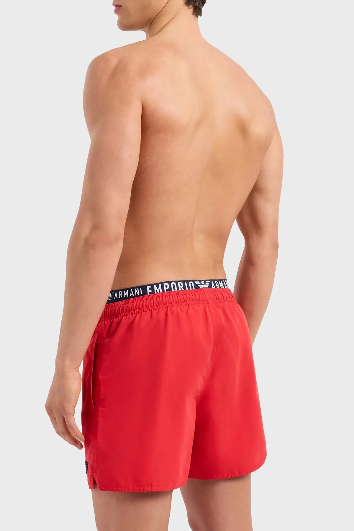 Emporio Armani Logo Bantlı Cepli Erkek Mayo Short 211740 4R432 00774 KIRMIZI - 2