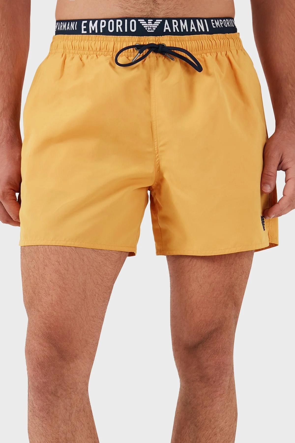 Emporio Armani Logo Bantlı Cepli Erkek Mayo Short 211740 4R432 01660 TURUNCU - 5