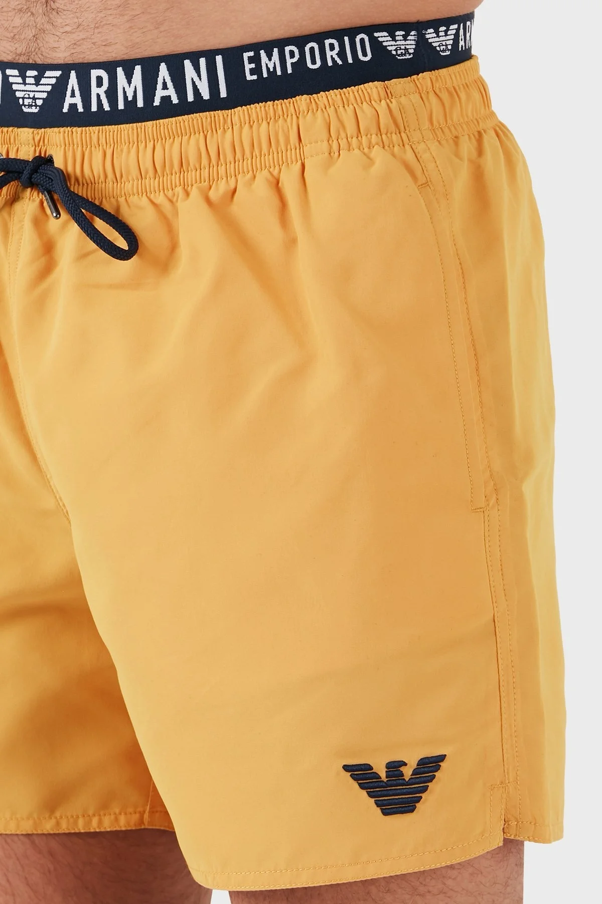 Emporio Armani Logo Bantlı Cepli Erkek Mayo Short 211740 4R432 01660 TURUNCU - 6