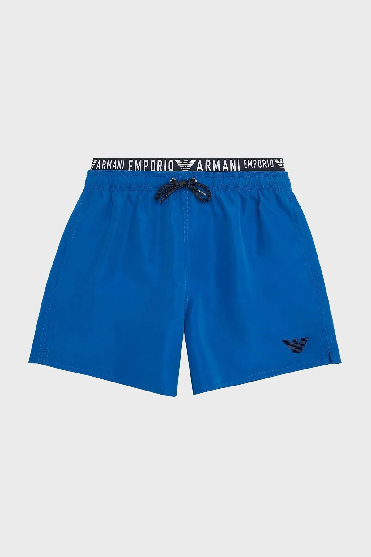 Emporio Armani Logo Bantlı Cepli Erkek Mayo Short 211740 4R432 03233 MAVİ - 7