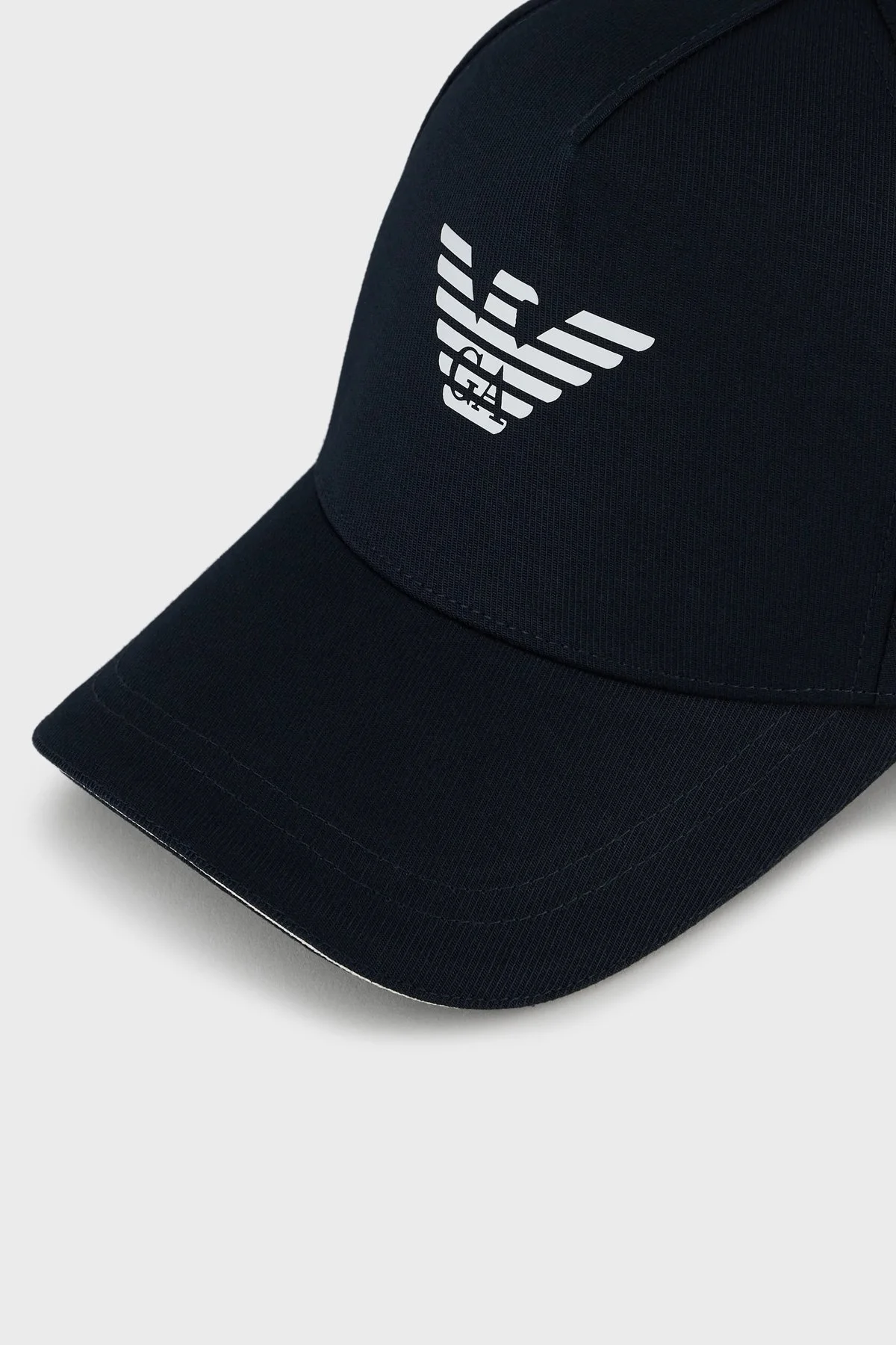 Emporio Armani Logo Baskılı % 100 Pamuk Erkek Şapka 627920 CC990 00035 LACİVERT - 4