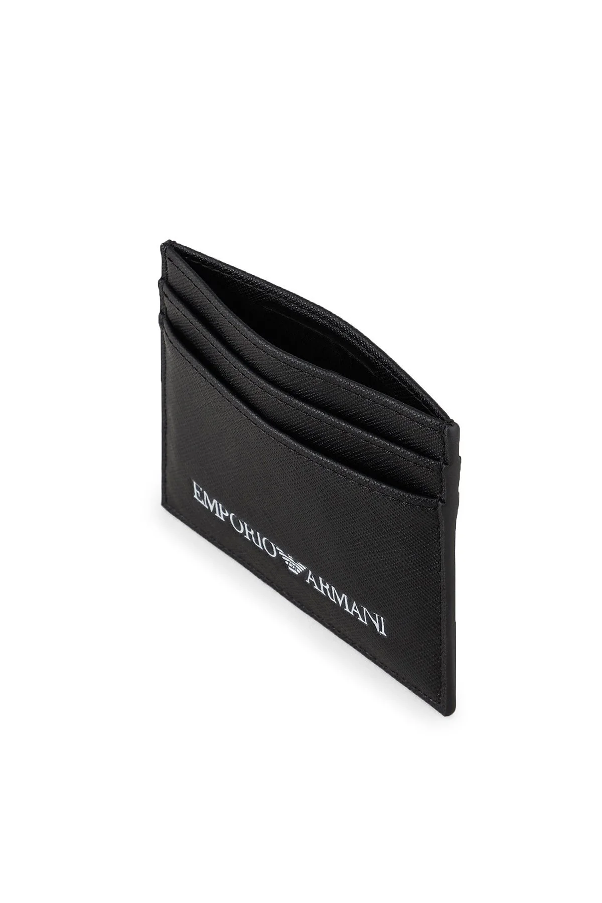 Emporio Armani Logo Baskılı Erkek Kartlık Y4R324 Y020V 81072 SİYAH - 3