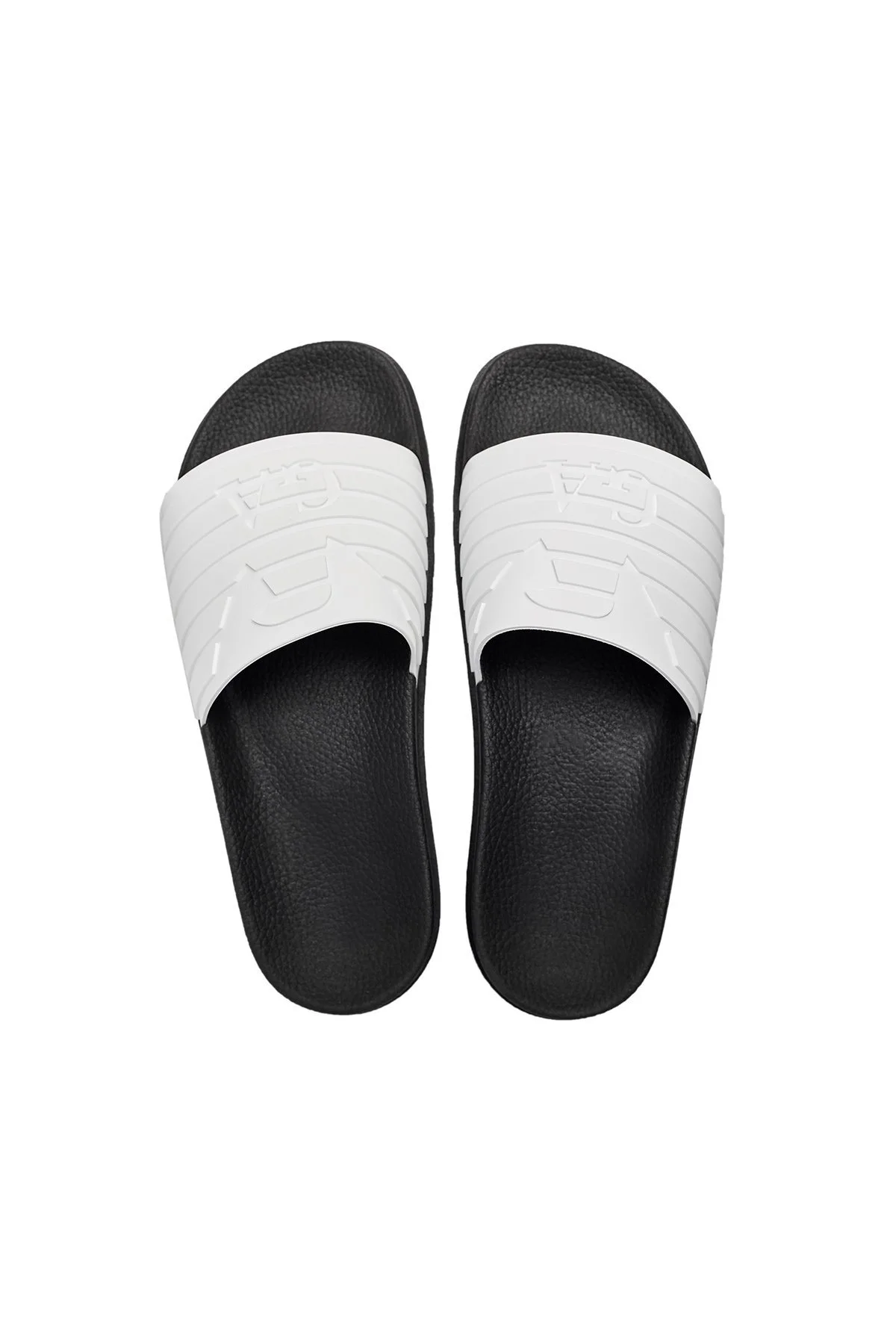 Emporio Armani Logo Baskılı Erkek Terlik X4P110 XM855 D611 SİYAH - 5