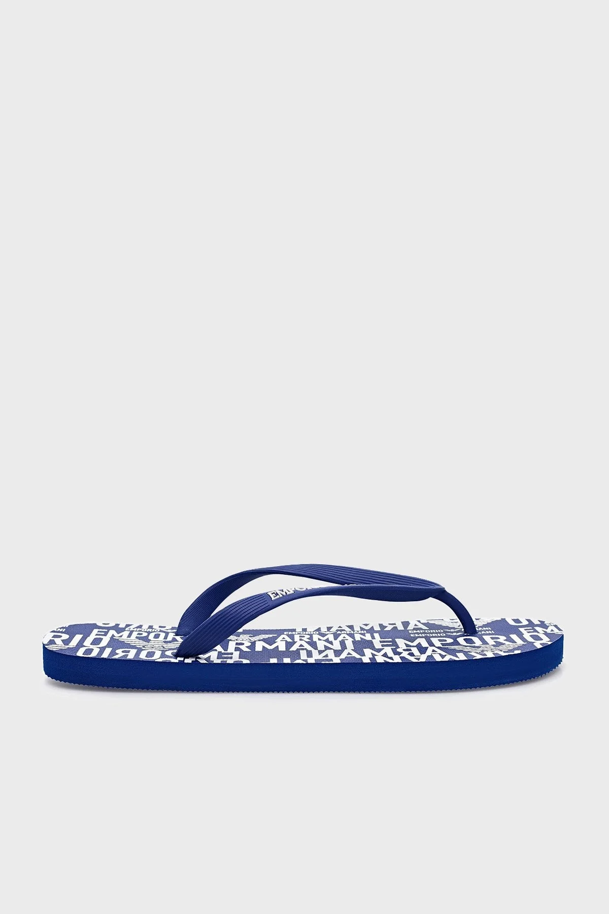 Emporio Armani Logo Baskılı Parmak Arası Erkek Terlik X4QS04 XM763 N605 SAKS - 1