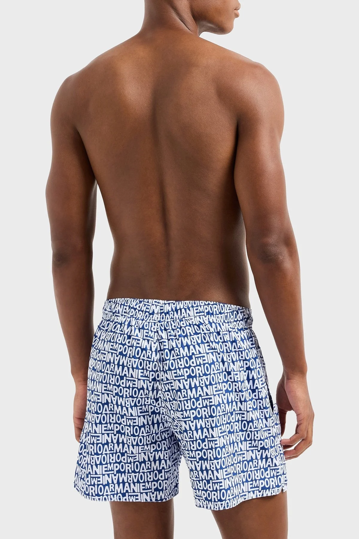 Emporio Armani Logo Baskılı Regular Fit Normal Bel Erkek Mayo Short EM000583 AF12343 FB164 LACİVERT - 2