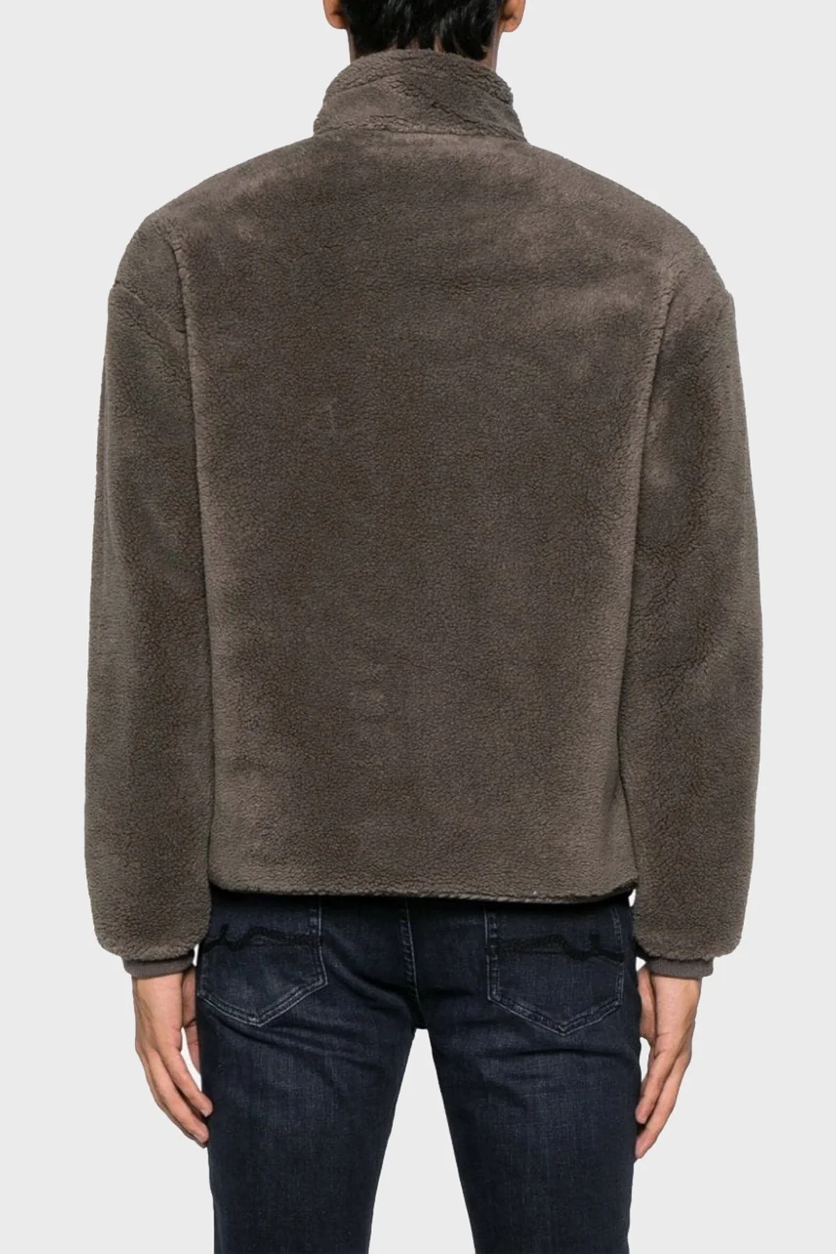 Emporio Armani Çift Taraflı Femuarlı Yumuşak Dokulu Yün Karışımlı Erkek Ceket 6R1MG8 1JOAZ 0440 SÜTLÜ KAHVE - 3