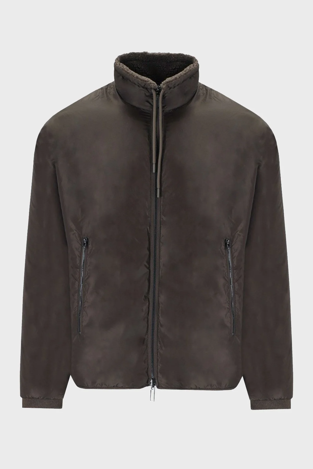 Emporio Armani Çift Taraflı Femuarlı Yumuşak Dokulu Yün Karışımlı Erkek Ceket 6R1MG8 1JOAZ 0440 SÜTLÜ KAHVE - 4