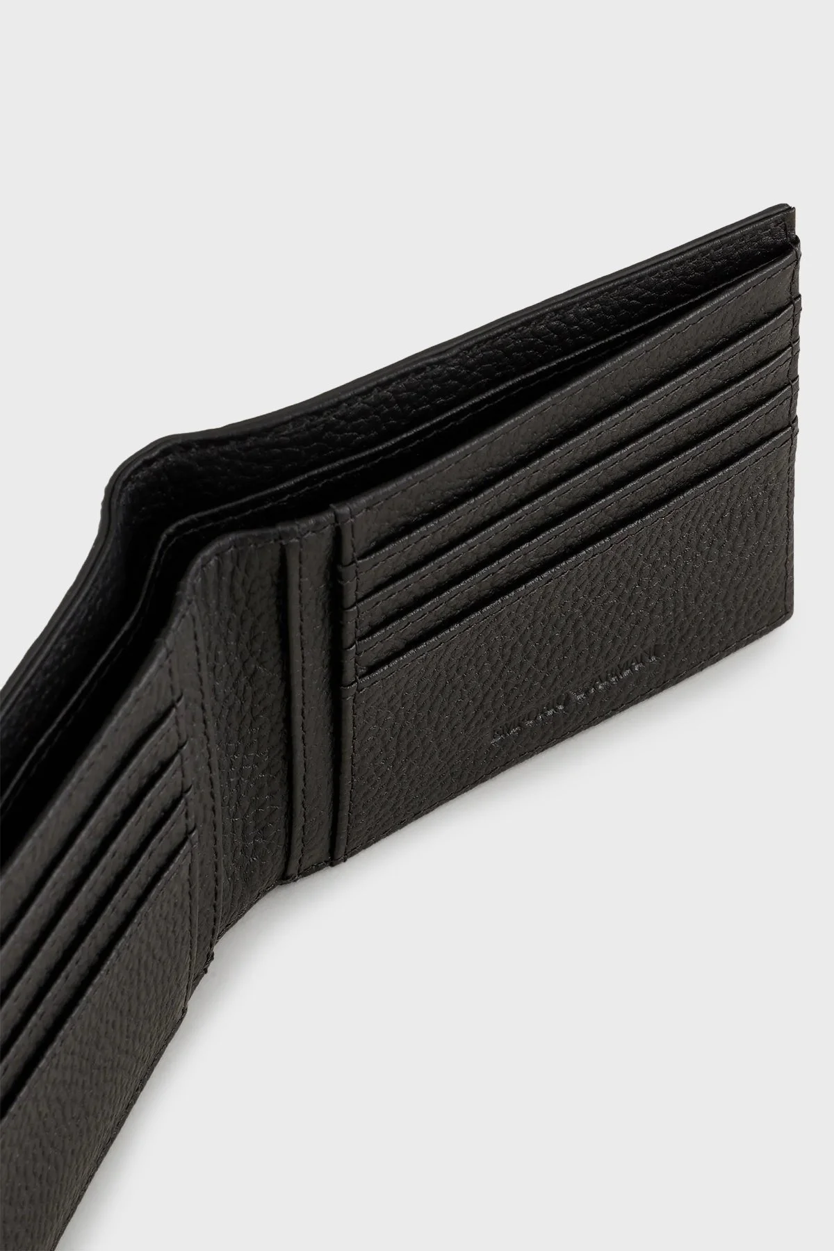 Emporio Armani Logolu % 100 Deri Erkek Cüzdan YEM176 Y142V 81072 SİYAH - 4