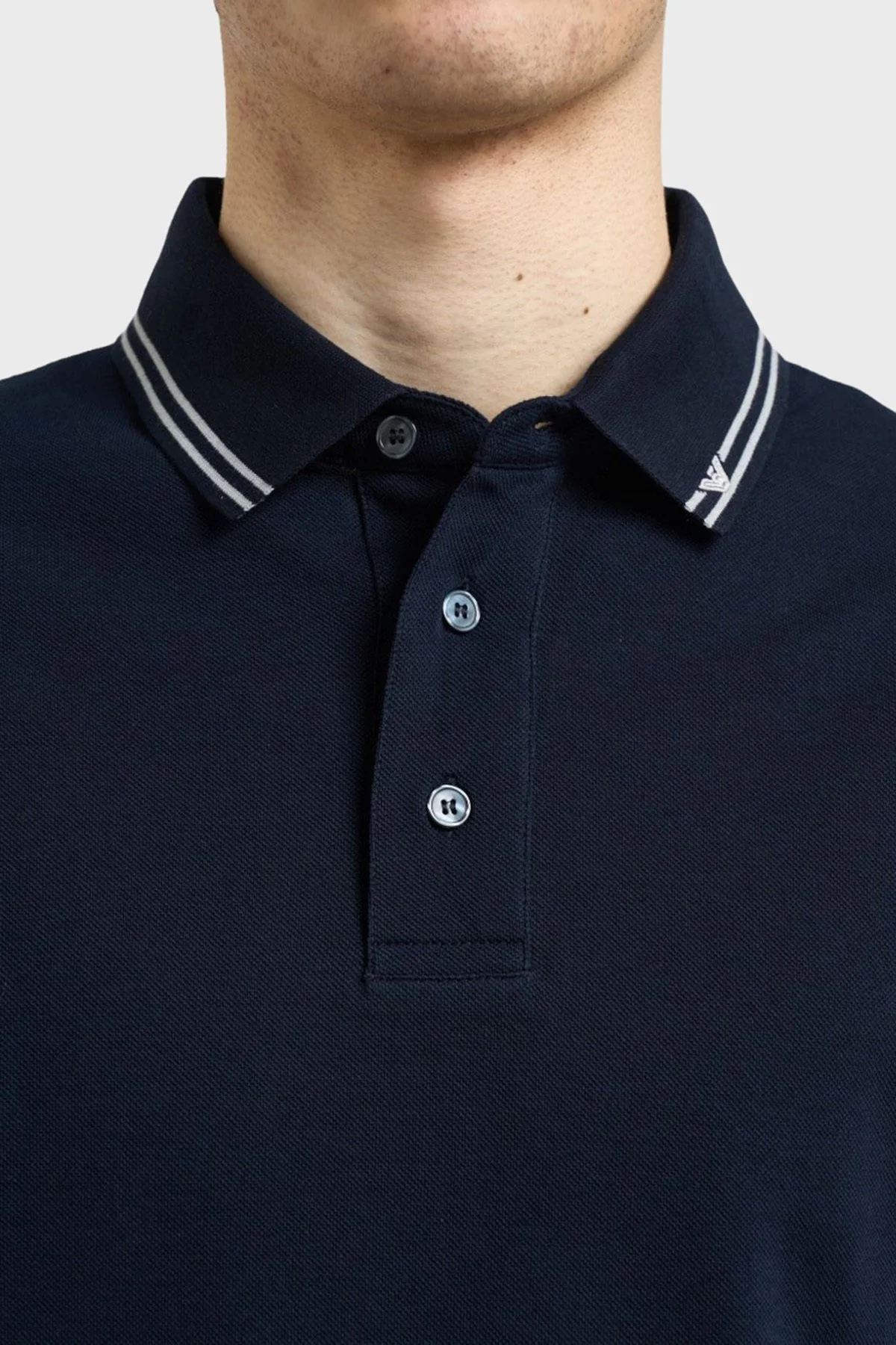 Emporio Armani Logolu %100 Pamuk Regular Fit Erkek Polo EM005842 AF12955 UB118 Lacivert - 2