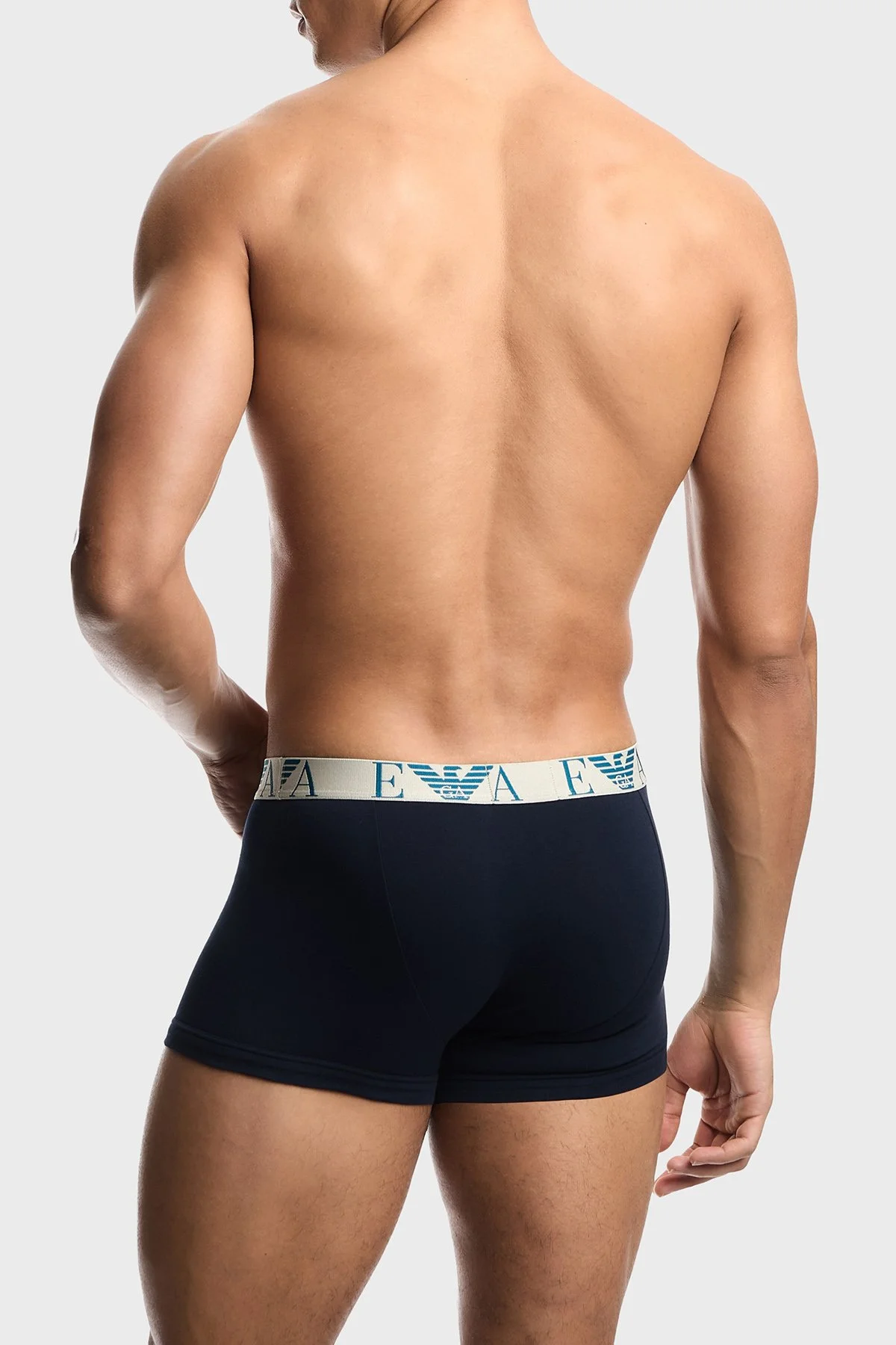 Emporio Armani Logolu 3 Pack Erkek Boxer EM000259 AF25018 MB139 Lacivert - 3
