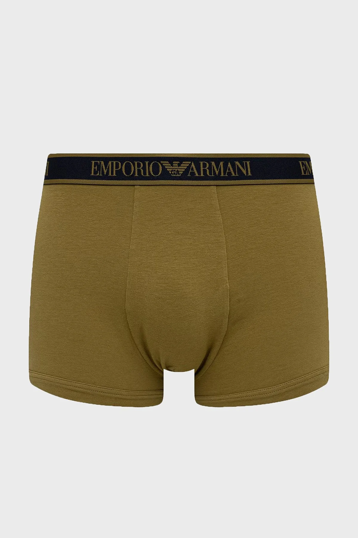 Emporio Armani Logolu 3 Pack Erkek Boxer EM000259 AF25019 MB242 Lacivert-yeşil-açık mavi - 2