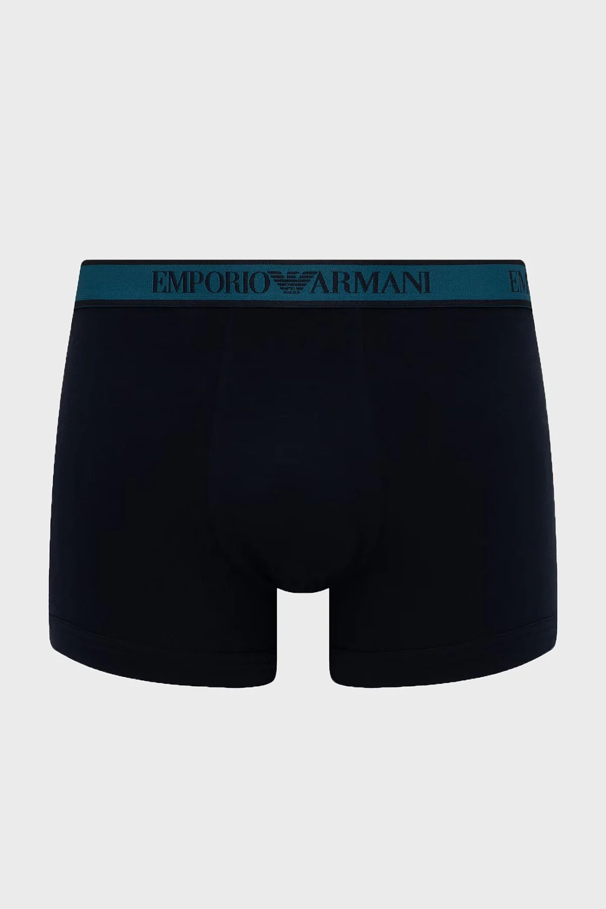 Emporio Armani Logolu 3 Pack Erkek Boxer EM000259 AF25019 MB676 Lacivert-petrol-lacivert - 2