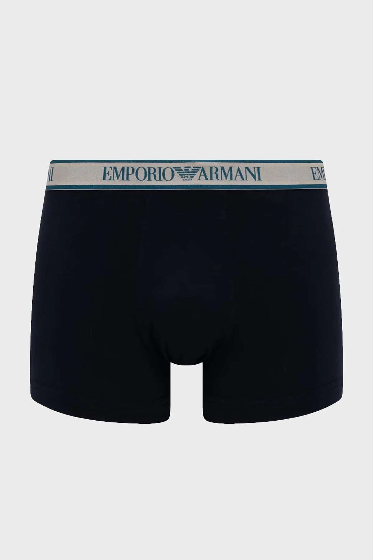 Emporio Armani Logolu 3 Pack Erkek Boxer EM000259 AF25019 MB676 Lacivert-petrol-lacivert - 4