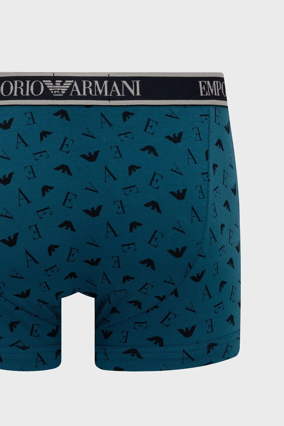 Emporio Armani Logolu 3 Pack Erkek Boxer EM000259 AF25019 MB676 Lacivert-petrol-lacivert - 7