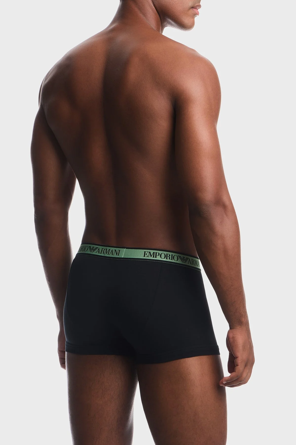 Emporio Armani Logolu 3 Pack Erkek Boxer EM000259 AF25019 MC061 Siyah - 3