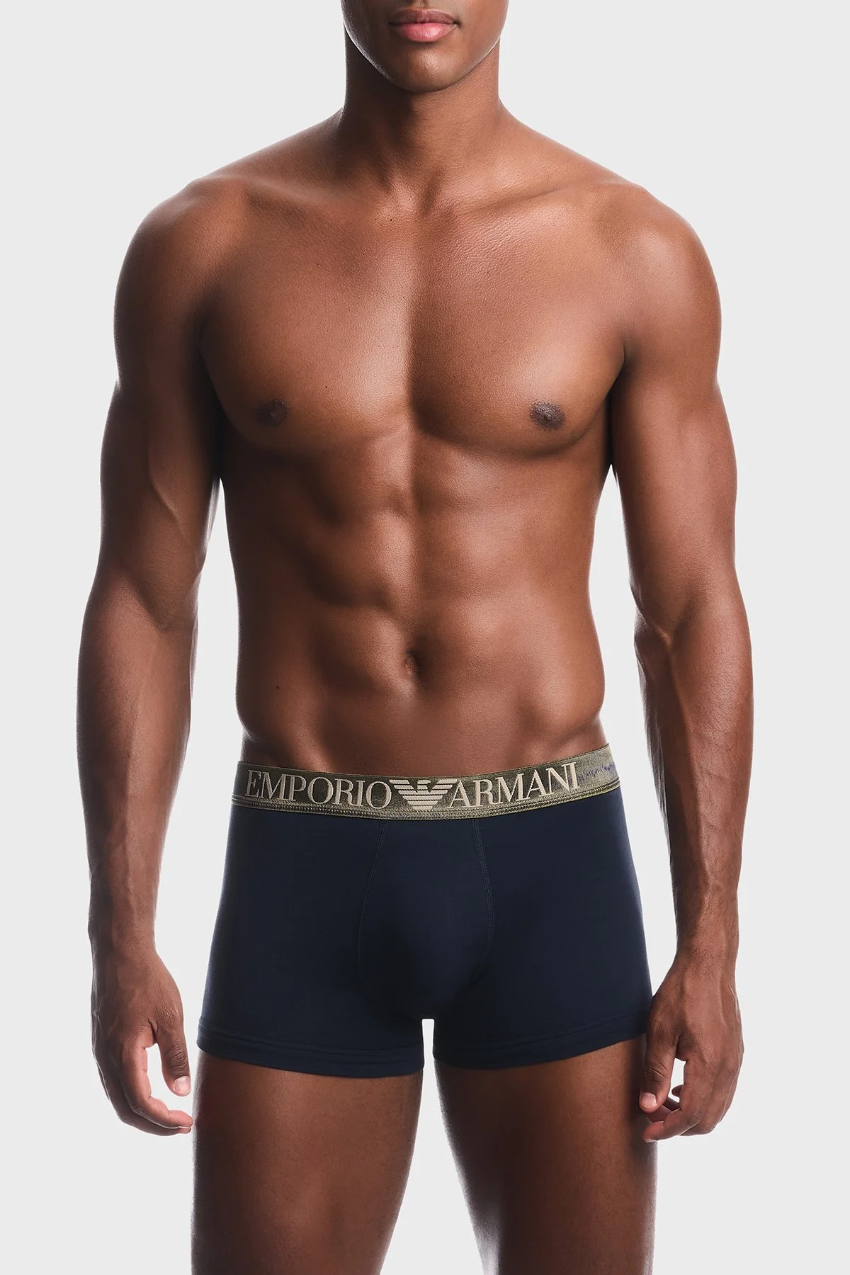 Emporio Armani Logolu 3 Pack Erkek Boxer EM000259 AF25020 MB752 Lacivert - 2