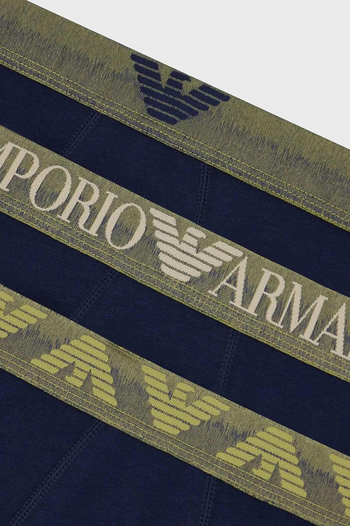 Emporio Armani Logolu 3 Pack Erkek Boxer EM000259 AF25020 MB752 Lacivert - 4