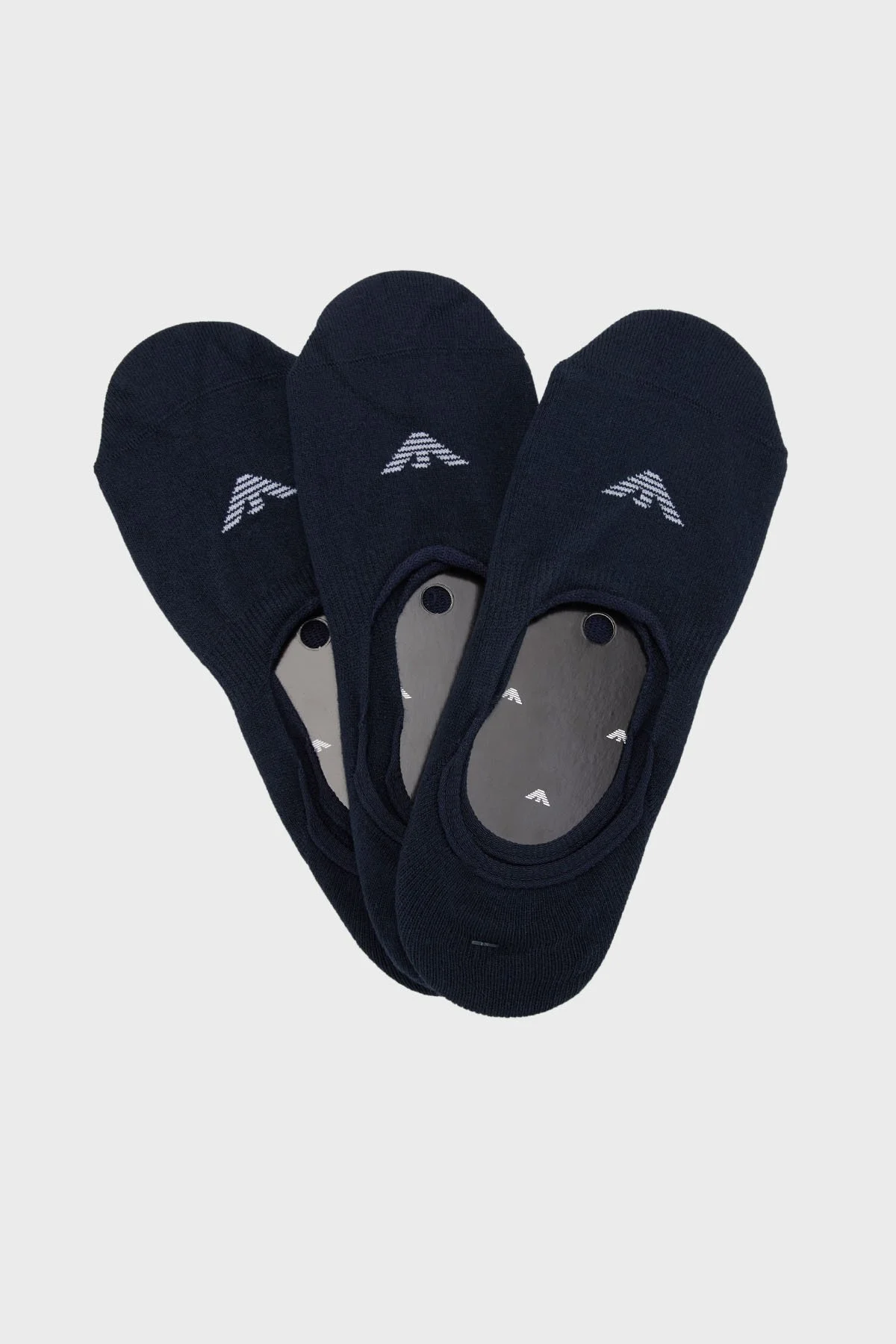 Emporio Armani Logolu 3 Pack Erkek Çorap 306227 CC134 00135 LACİVERT - 1