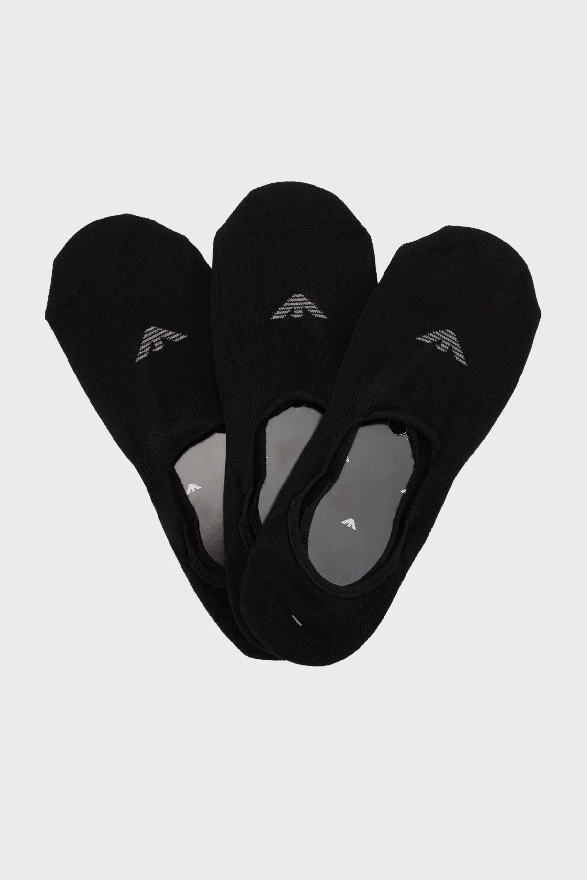 Emporio Armani Logolu 3 Pack Erkek Çorap 306227 CC134 00220 SİYAH - 1