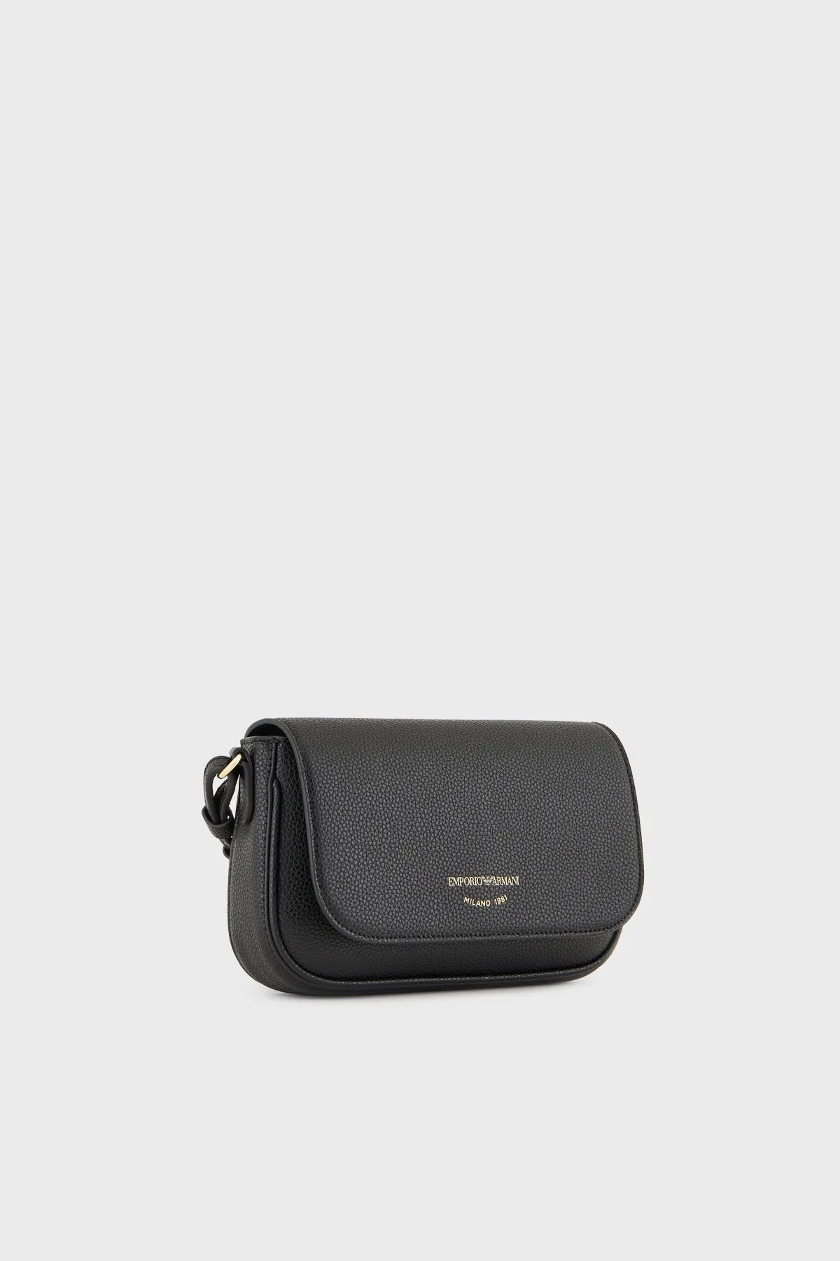 Emporio Armani Logolu Ayarlabilir Askılı Bayan Çanta EW000538 AF12103 MC032 SİYAH-GÜMÜŞ - 10