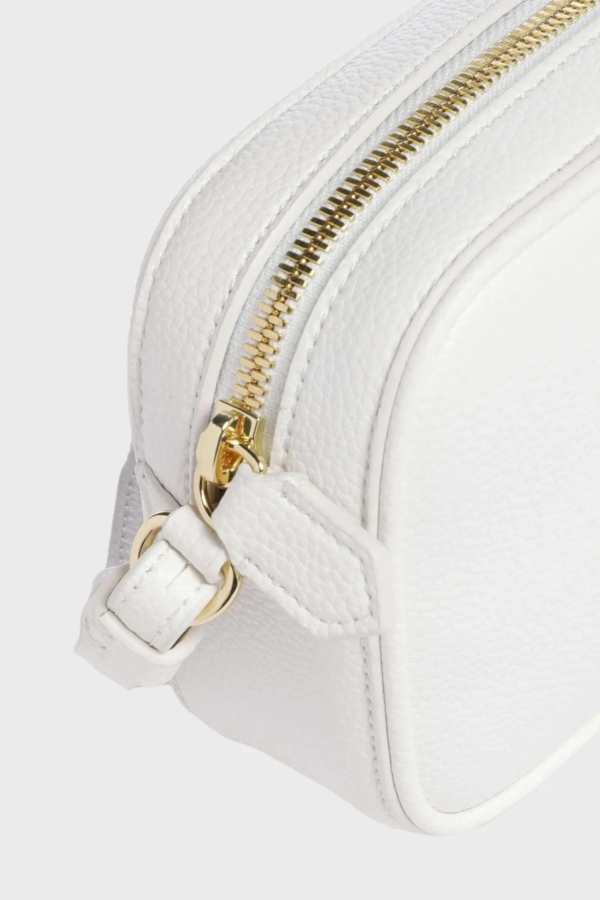 Emporio Armani Logolu Ayarlanabilir Askılı Bayan Çanta EW000537 AF12103 M0034 BEYAZ-KAHVE - 8