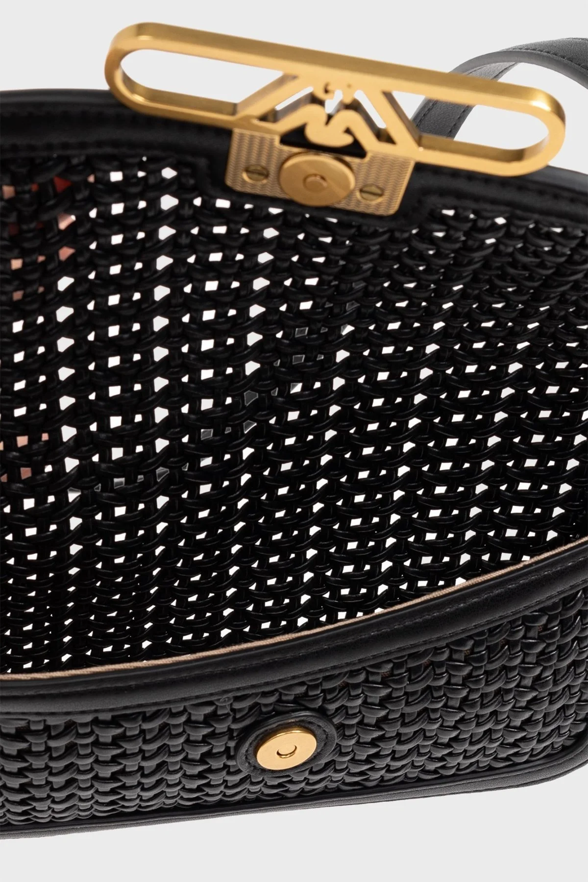 Emporio Armani Logolu Ayarlanabilir Askılı Bayan Telefon Çantası EW001212 AF15873 UC001 SİYAH - 11